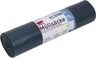 Müllbeutel 25 Stück 70 Liter blau, Abfallbeutel