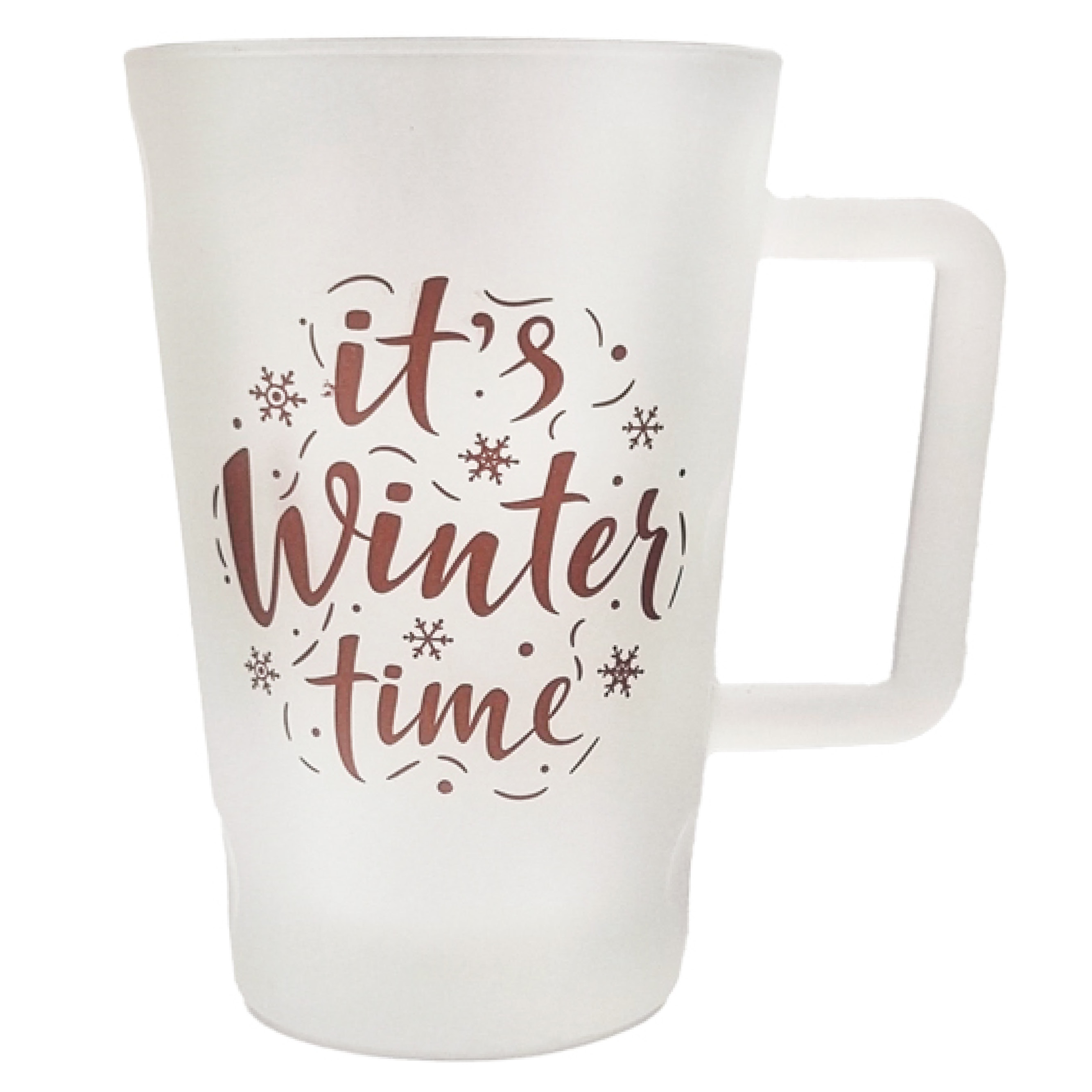 Böckling Dubbe-Tässel "It's Winter Time" 0,2l bronzemetallic