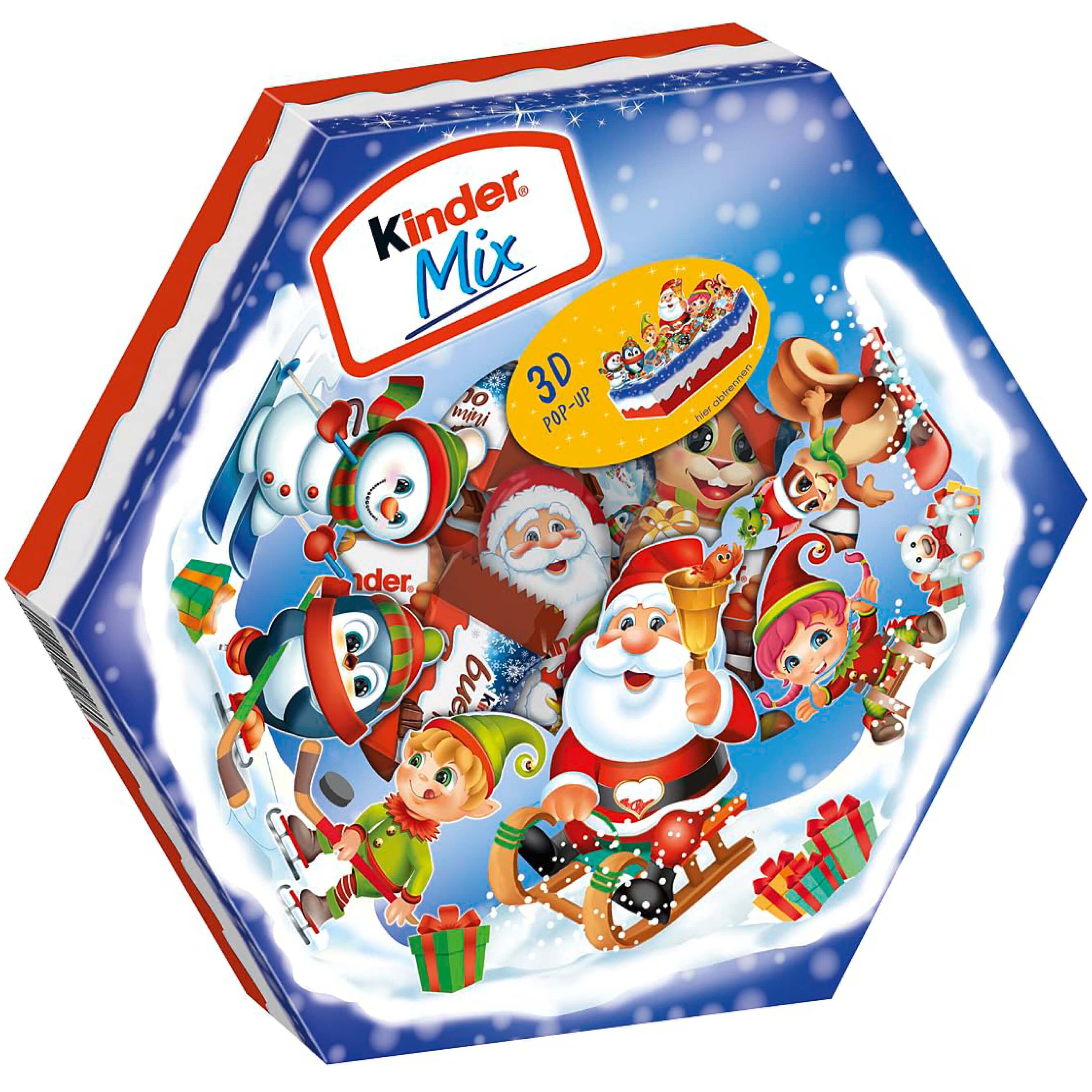 Kinder Mix Weihnachtsteller 143g
