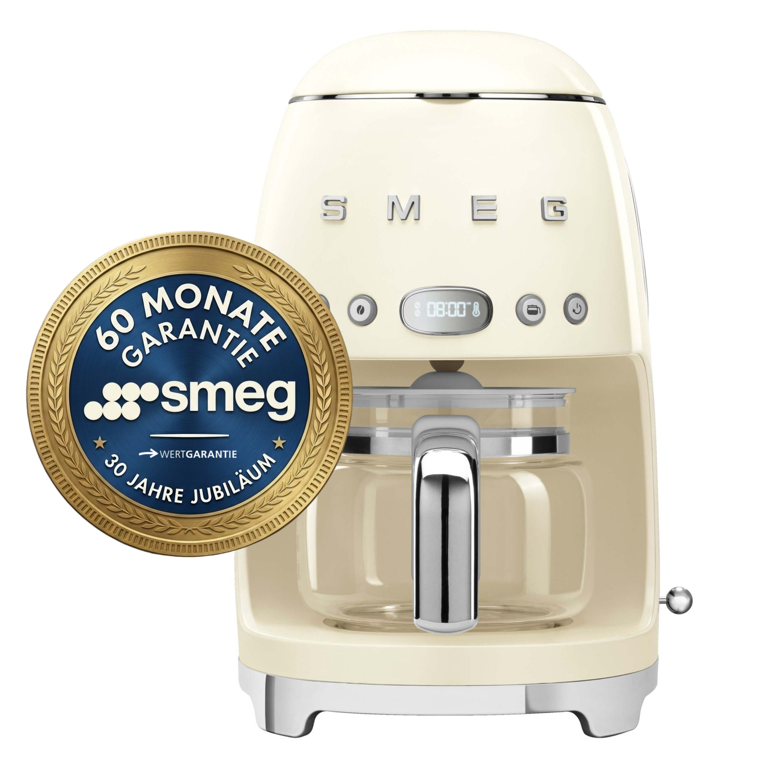SMEG Filter-Kaffeemaschine creme DCF02CREU