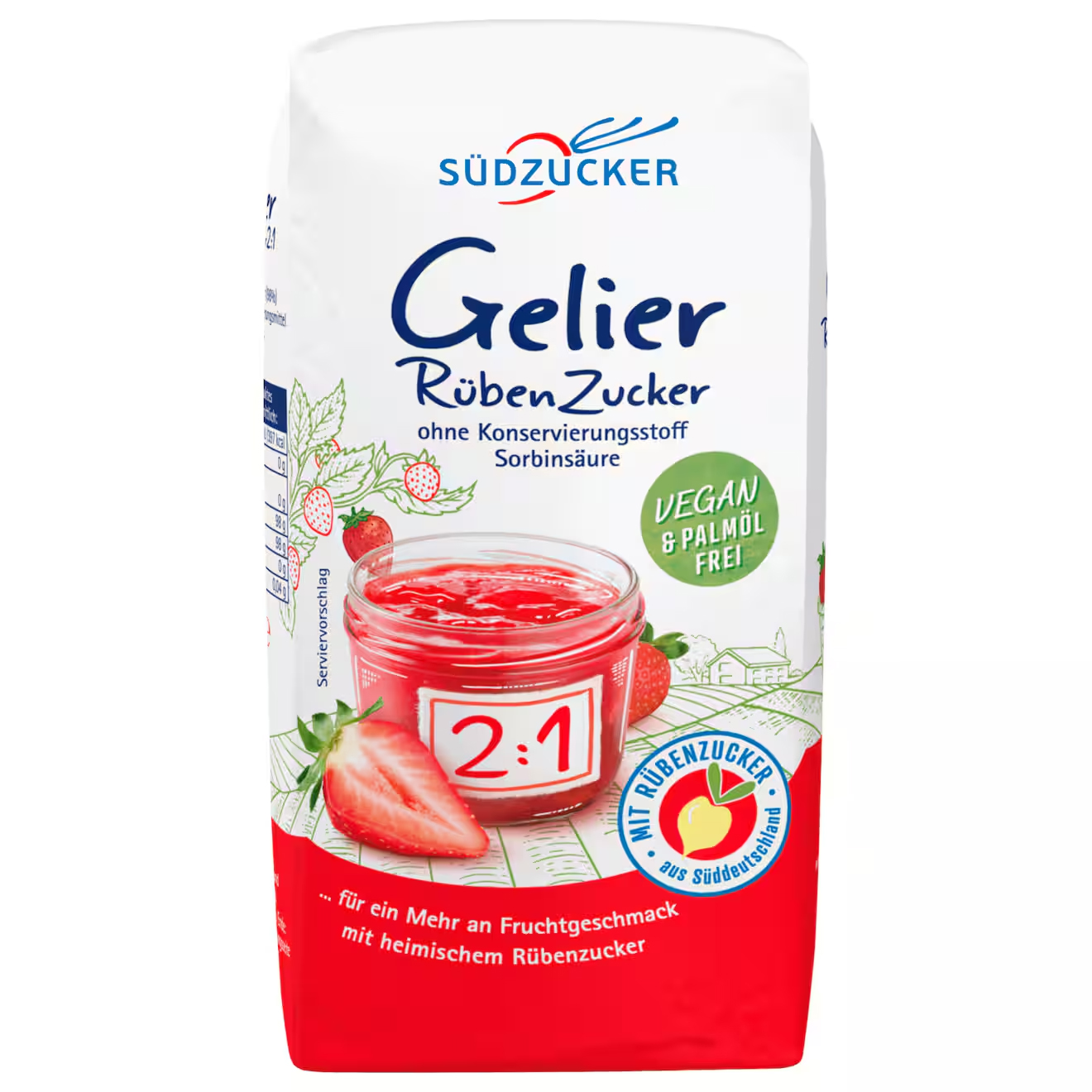 Südzucker Gelier-Rübenzucker 2 plus 1 500g