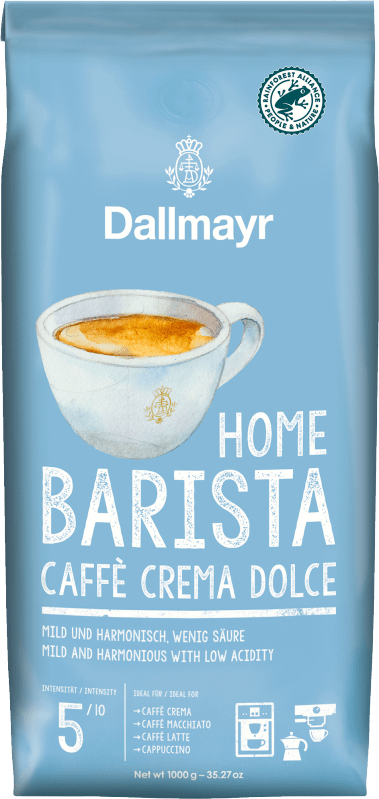 Dallmayr Home Barista Caffe Crema Dolce 1kg ganze Bohnen