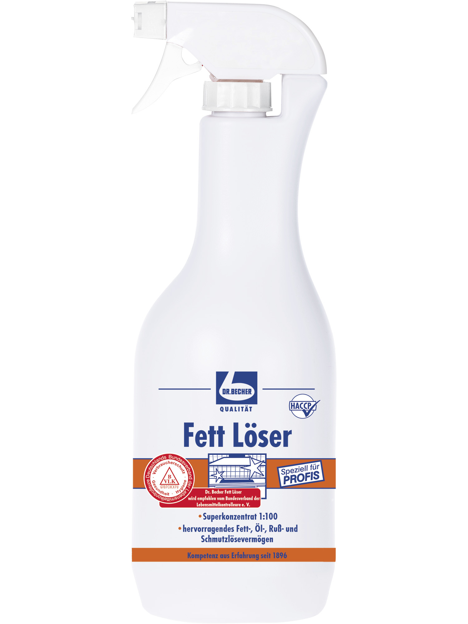 Dr. Becher Fettlöser Konzentrat 1 Liter Dr. Becher Fettlöser Konzentrat 1 Liter