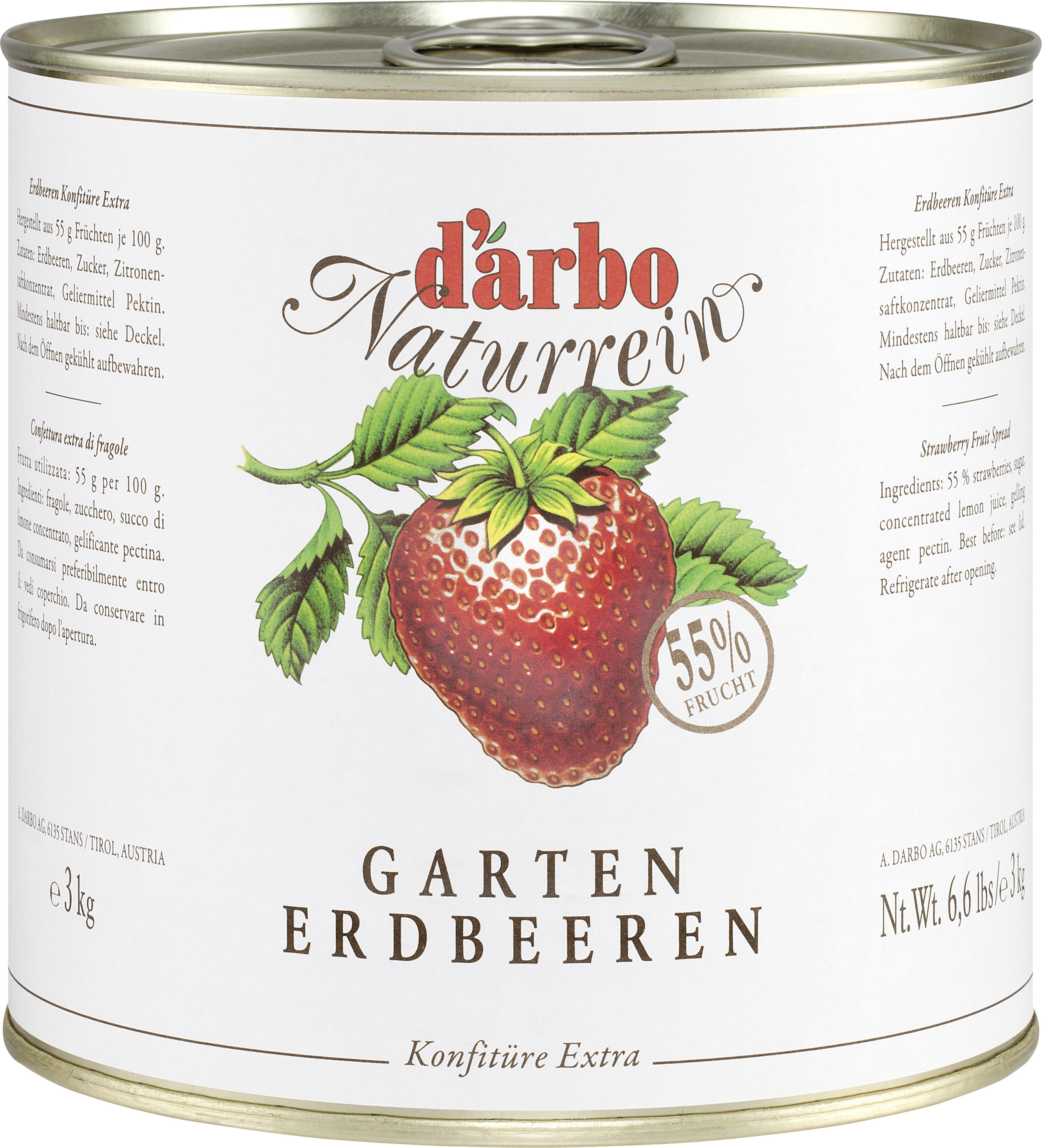 9001432003509 - Konfitüre Extra Erdbeere 3kg 9001432003509 - Konfitüre Extra Erdbeere 3kg