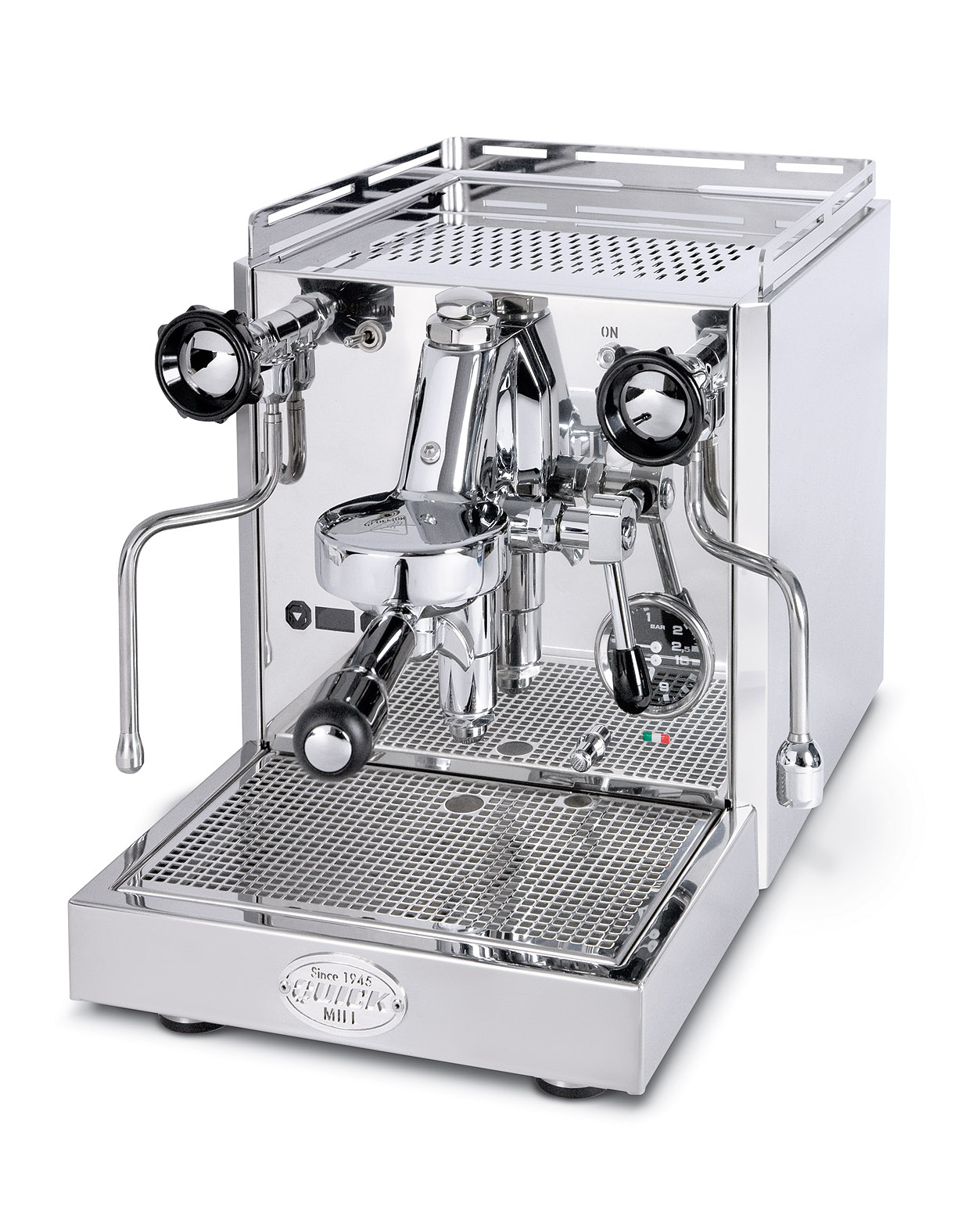 Quick Mill Elevate R Rotationspumpe Espressomaschine Edelstahl Quick Mill Elevate R Rotationspumpe Espressomaschine Edelstahl