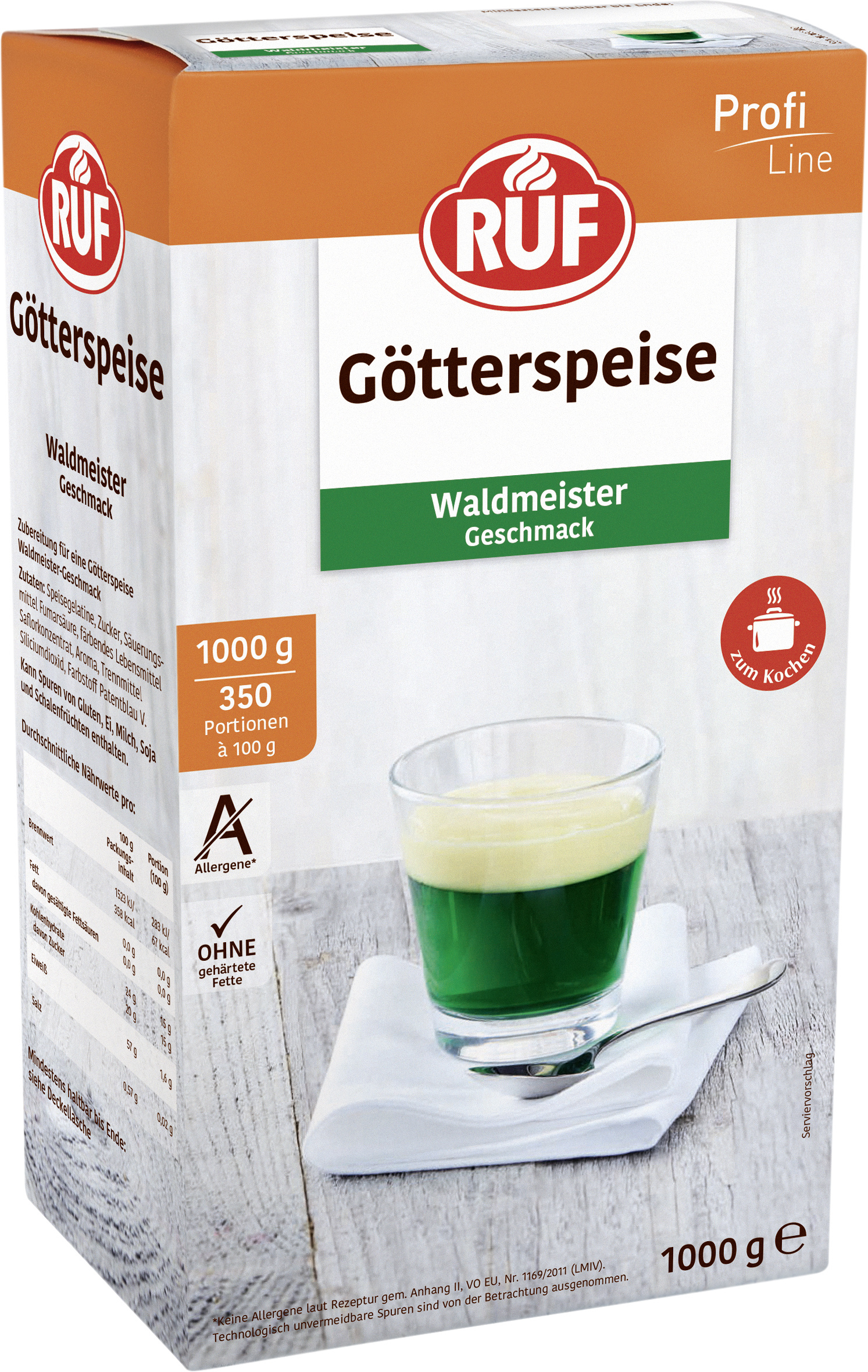 Ruf Götterspeise Waldmeister 1kg