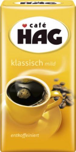 Kaffee Hag entkoffeiniert mild 500g