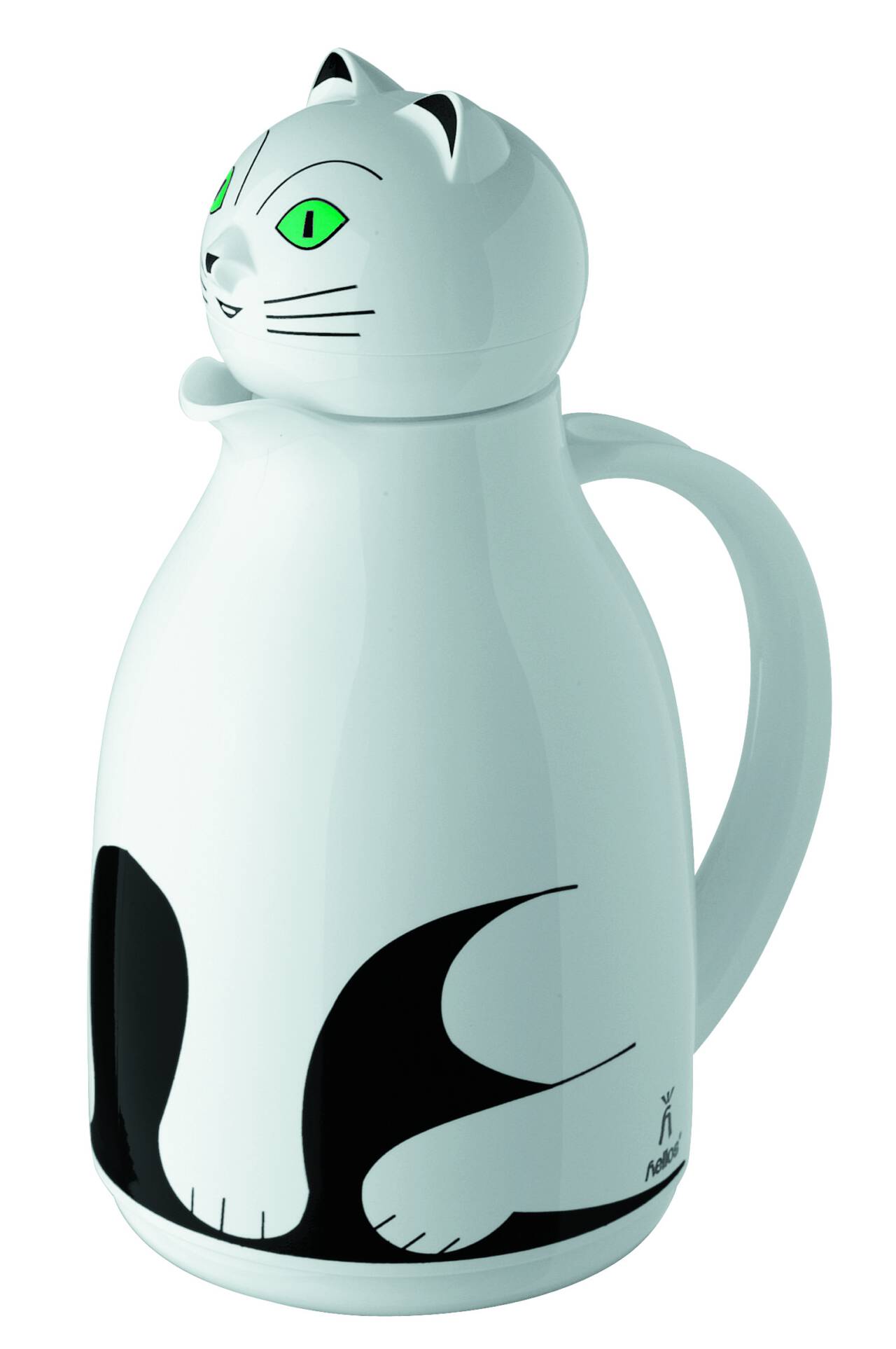 Helios Isolierkanne Thermo-Cat 1l weiß