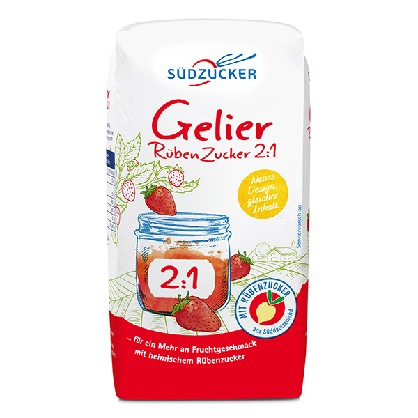 Südzucker Gelierzucker 2 plus 1 500g