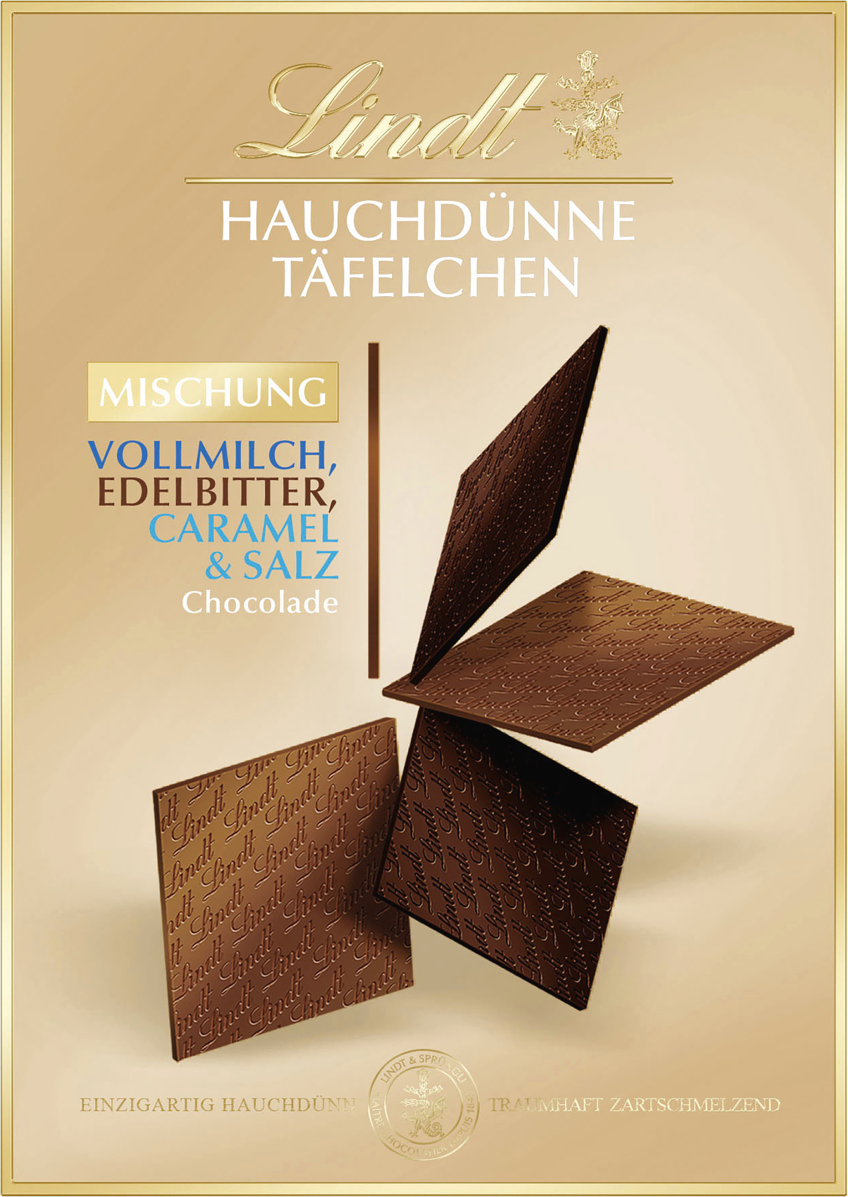 Lindt Hauchdünne Täfelchen Auslese 125g