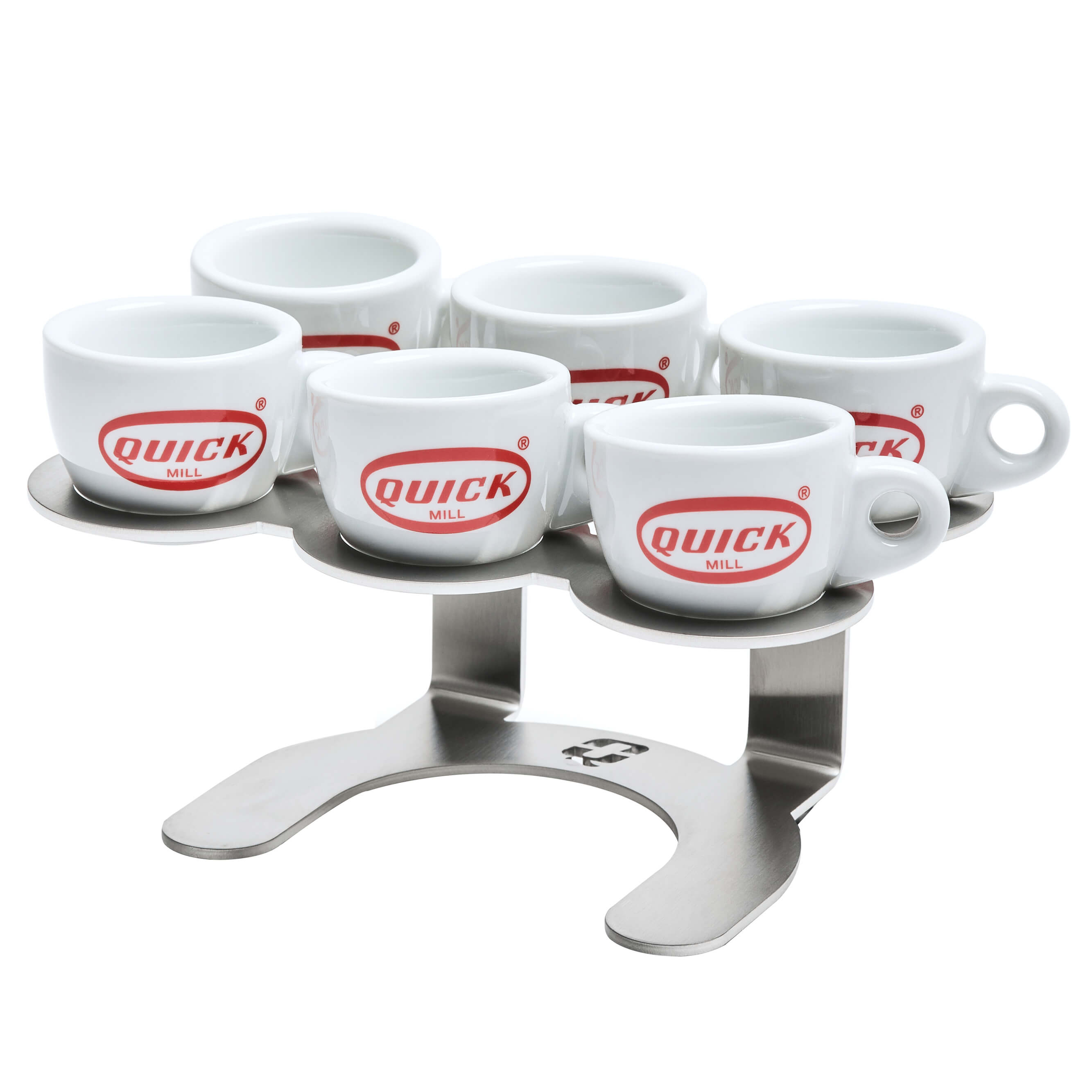 Quick Mill Espresso Tassen 6 Stück mit Untertasse Quick Mill Espresso Tassen 6 Stück mit Untertasse