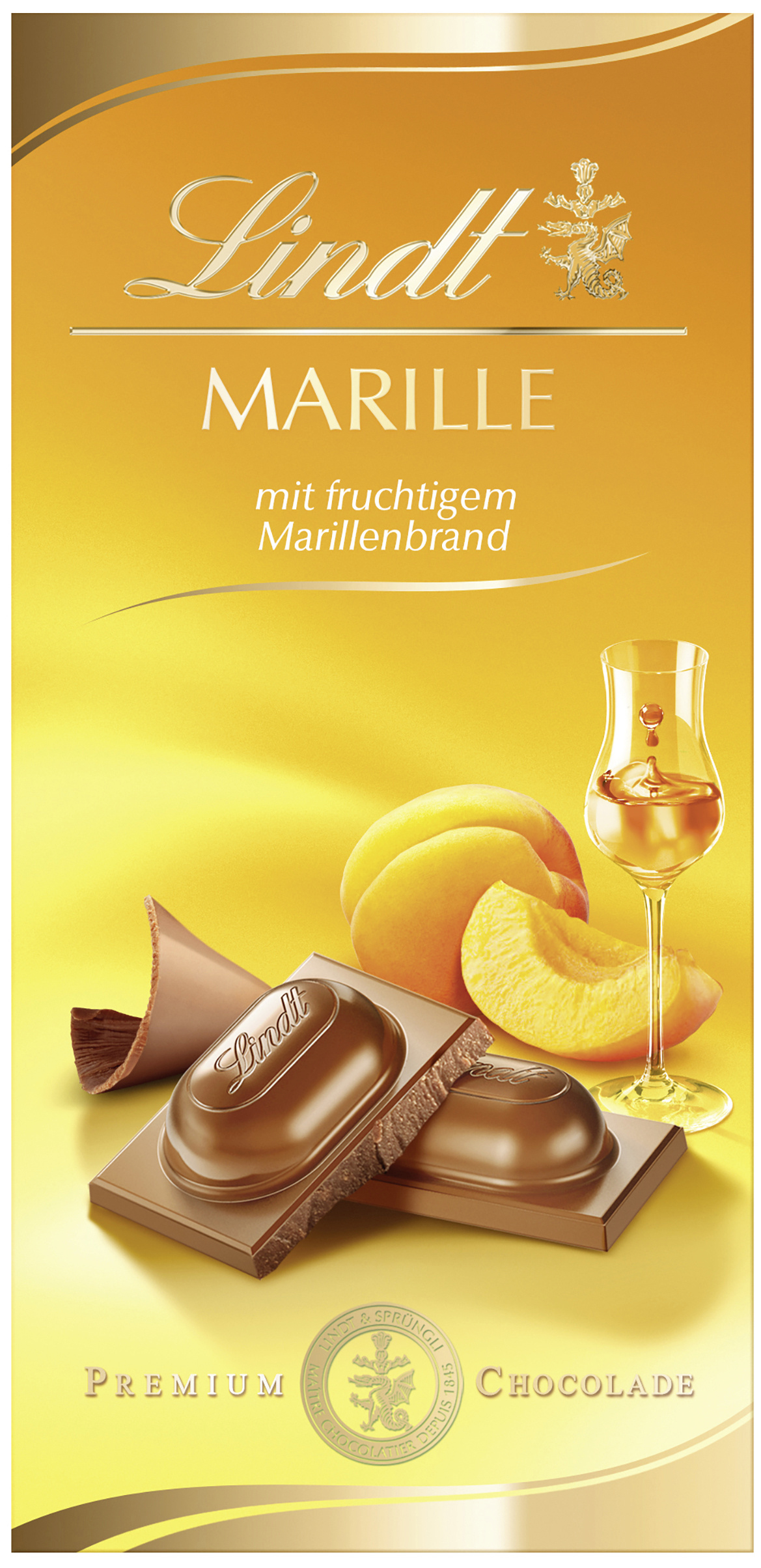 Lindt Marille Schokolade 100g
