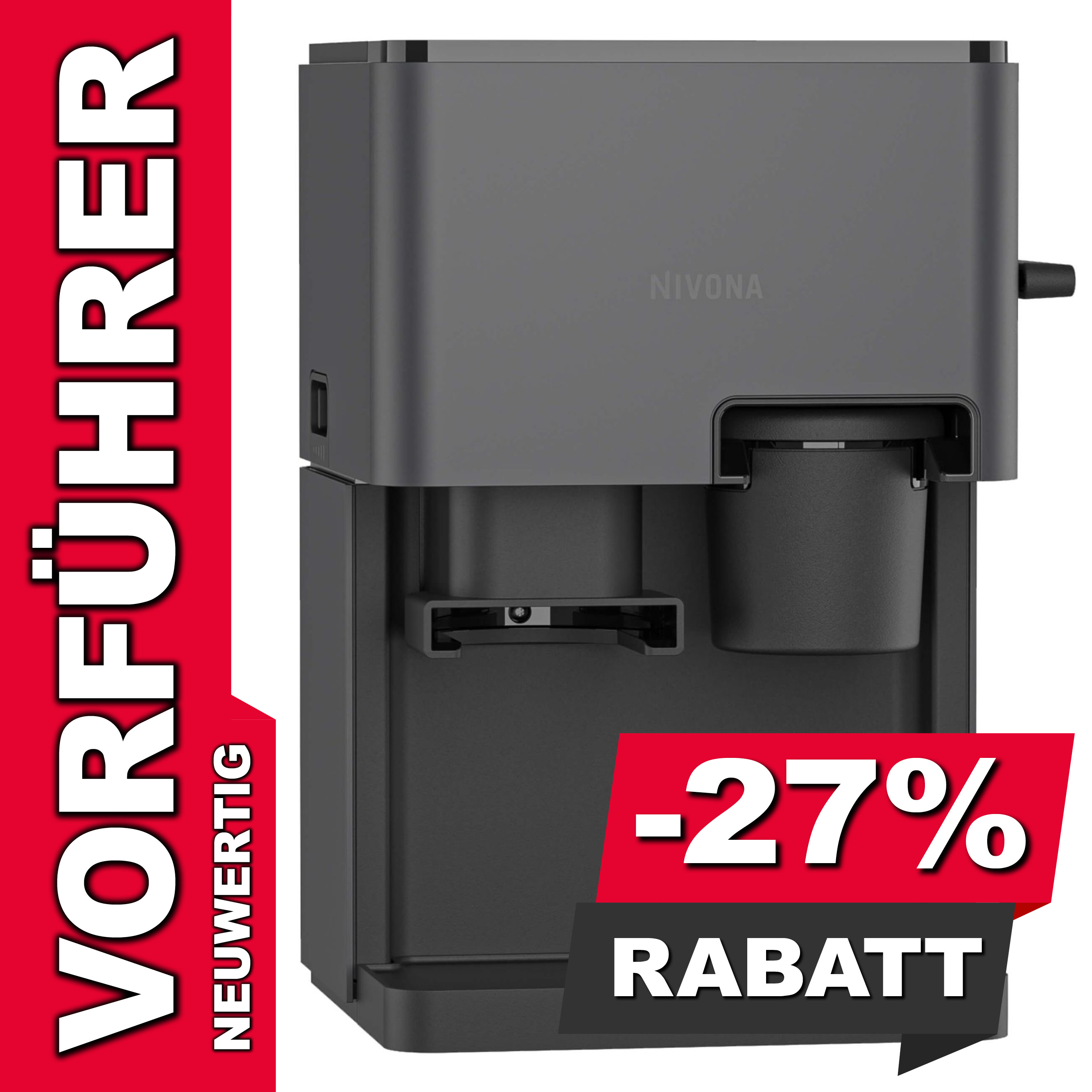 Vorführgerät - Nivona Kaffeeautomat CUBE 4106 schwarzgrau