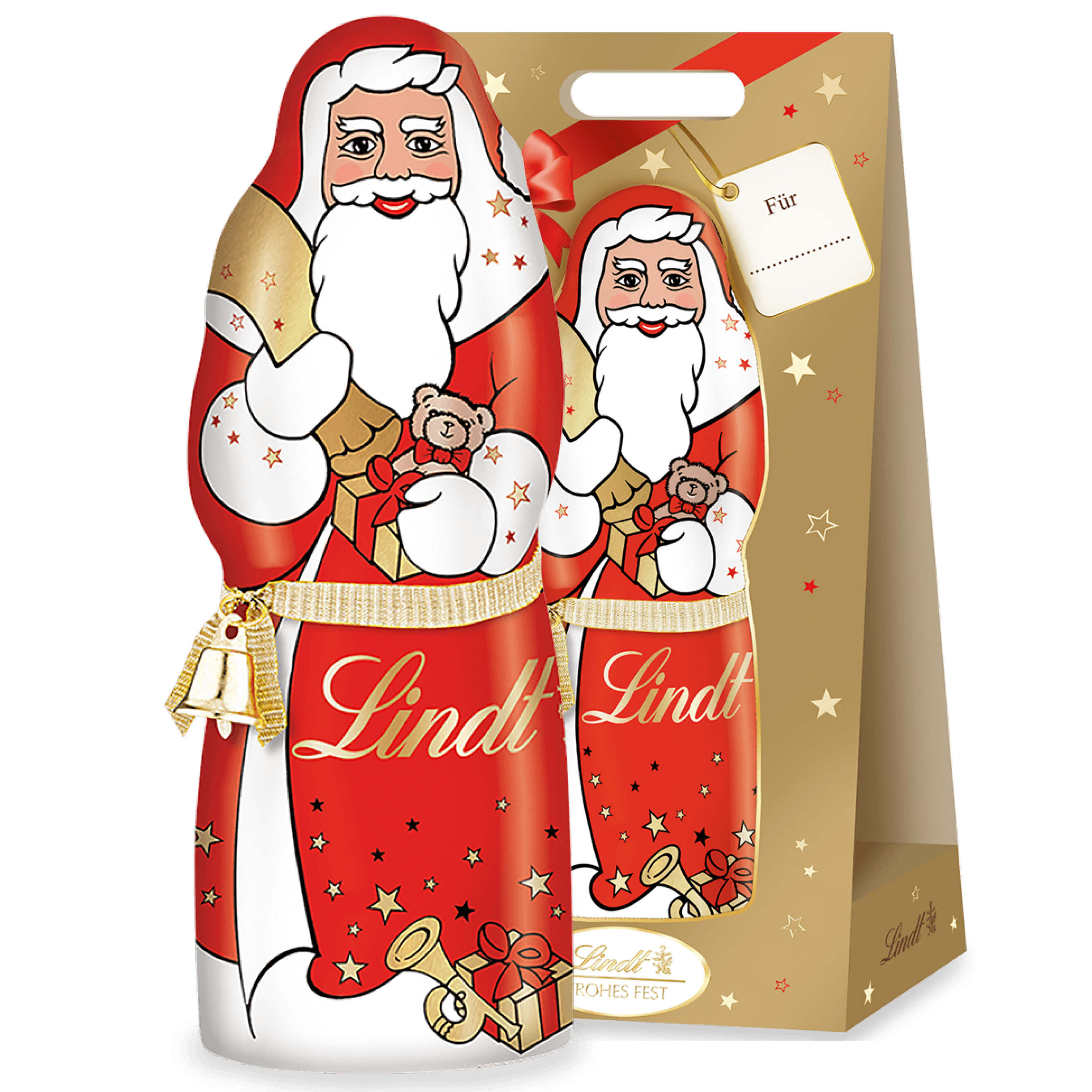 Lindt Weihnachtsmann XXL 1kg inkl. Geschenkverpackung
