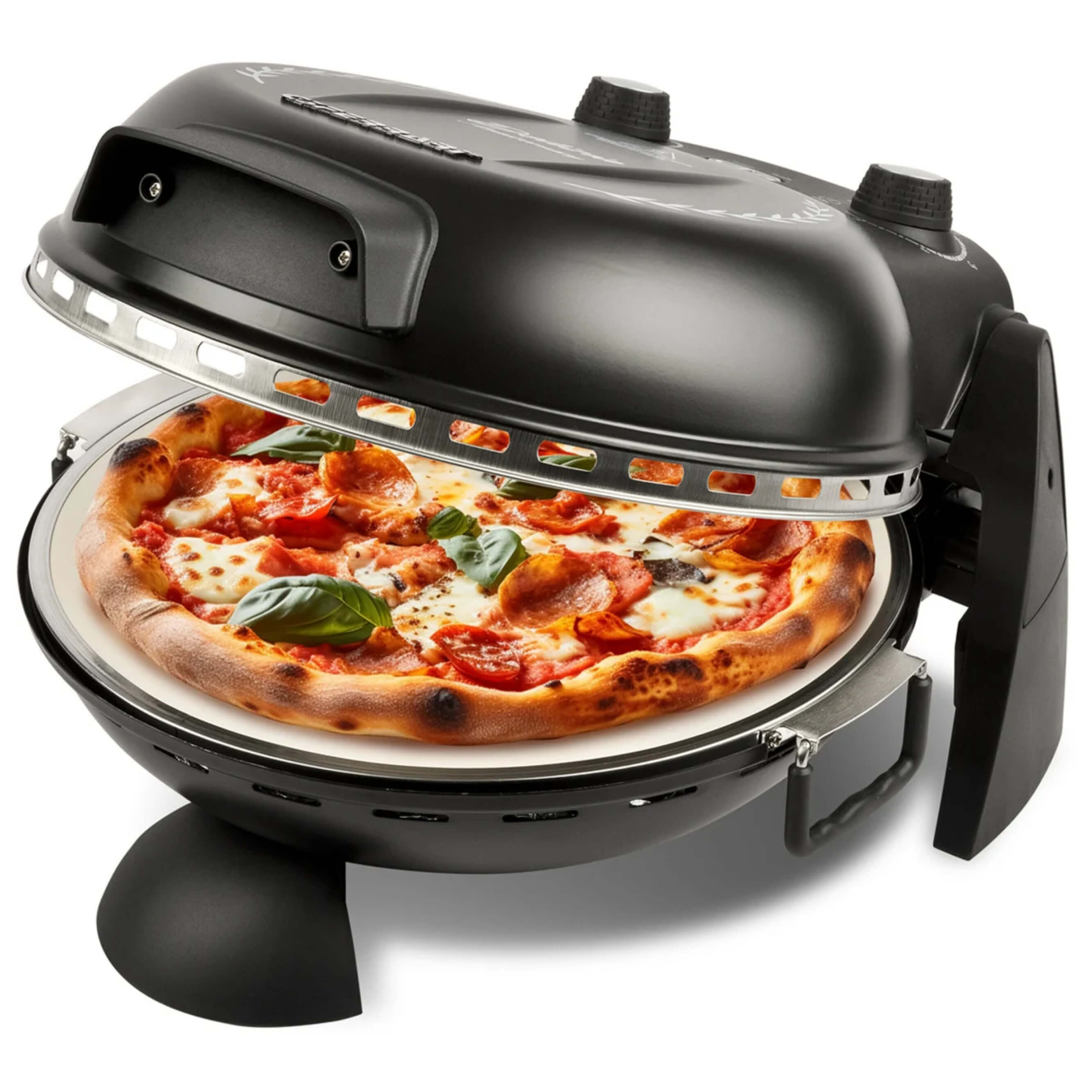 G3FERRARI G1017710 Delizia Anniversary Special Edition Pizzaofen, schwarz