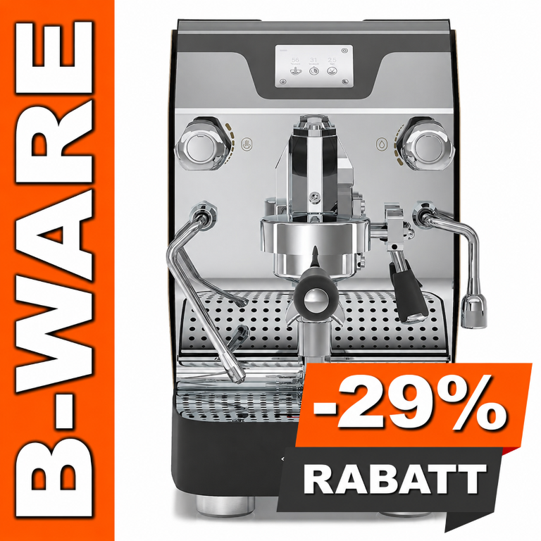 B-Ware #5409 - VBM New Domobar Super digital in schwarz mit Edelstahl Front