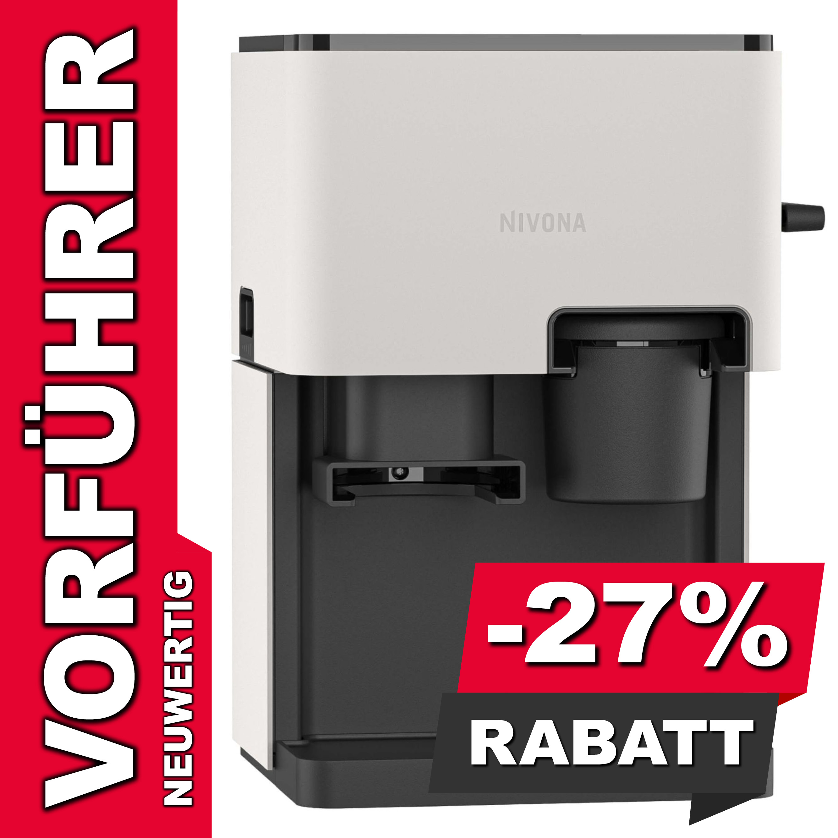 Vorführgerät - Nivona Kaffeeautomat CUBE 4102 cremeweiß