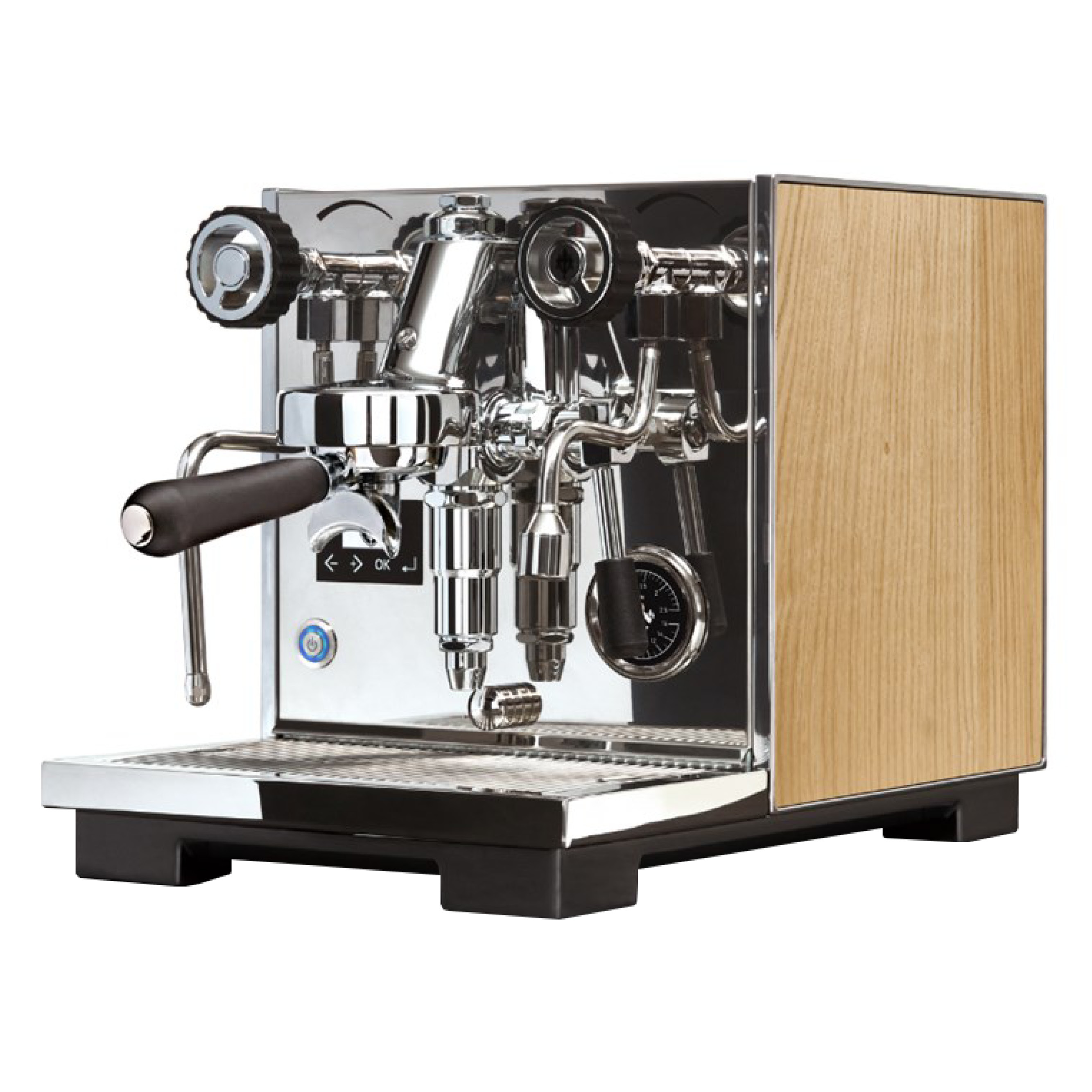 Eureka Espressomaschine Costanza R mit Seitenpaneel Holz Oak