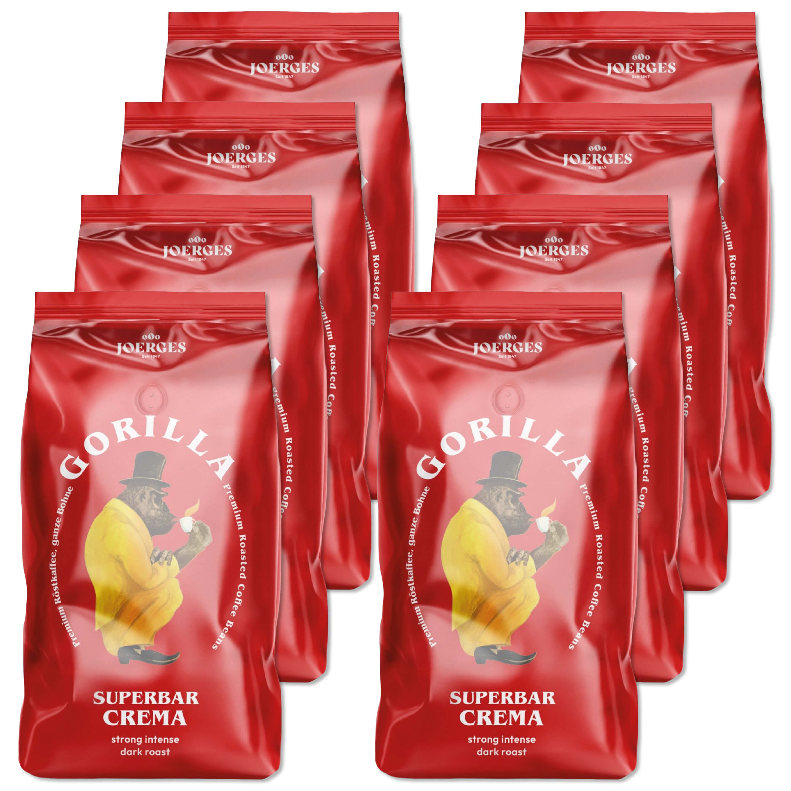 Gorilla Super Bar Crema Vorteilspack 8 Stück