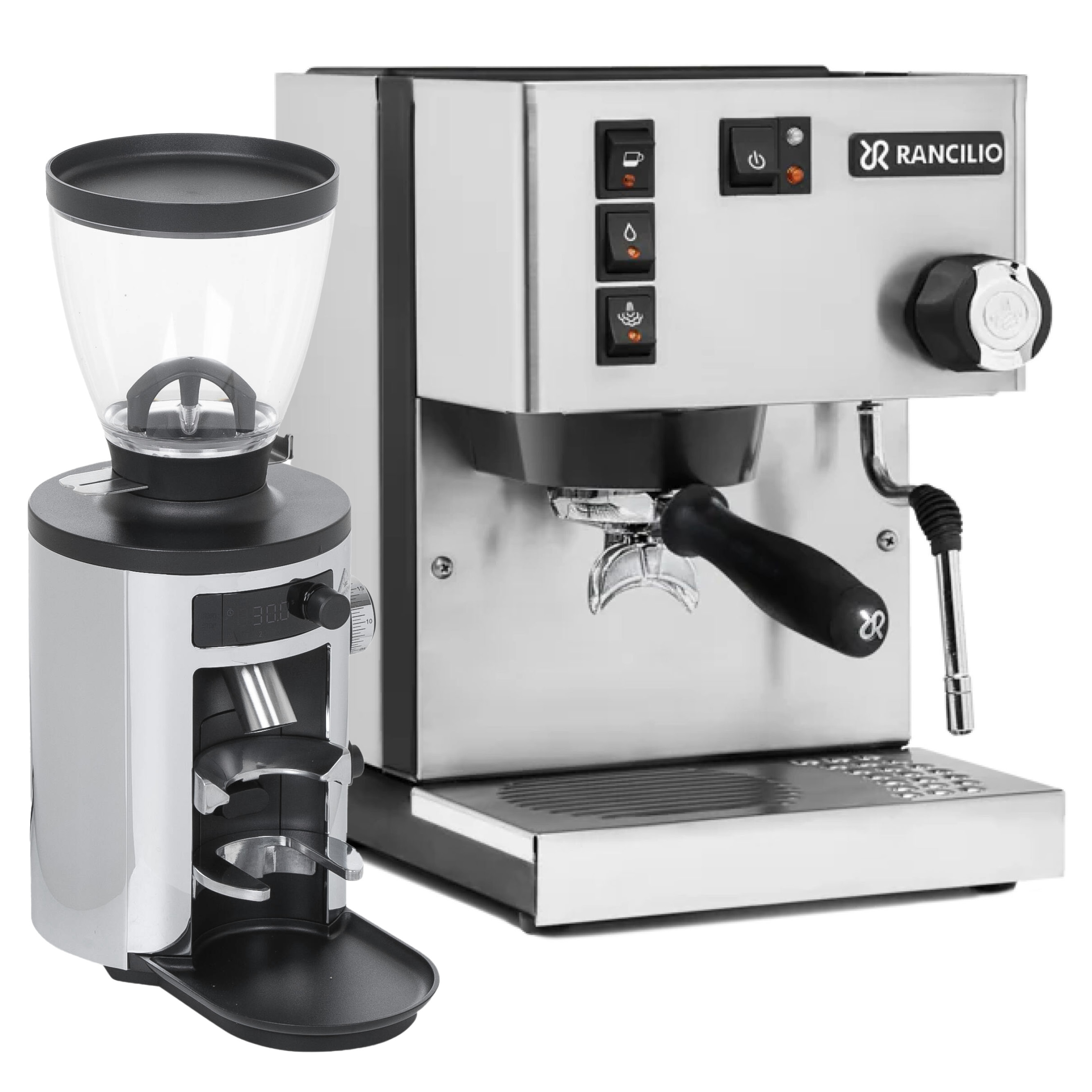 Espresso-Set mit Rancilio Espressomaschine + Mahlkönig Kaffeemühle