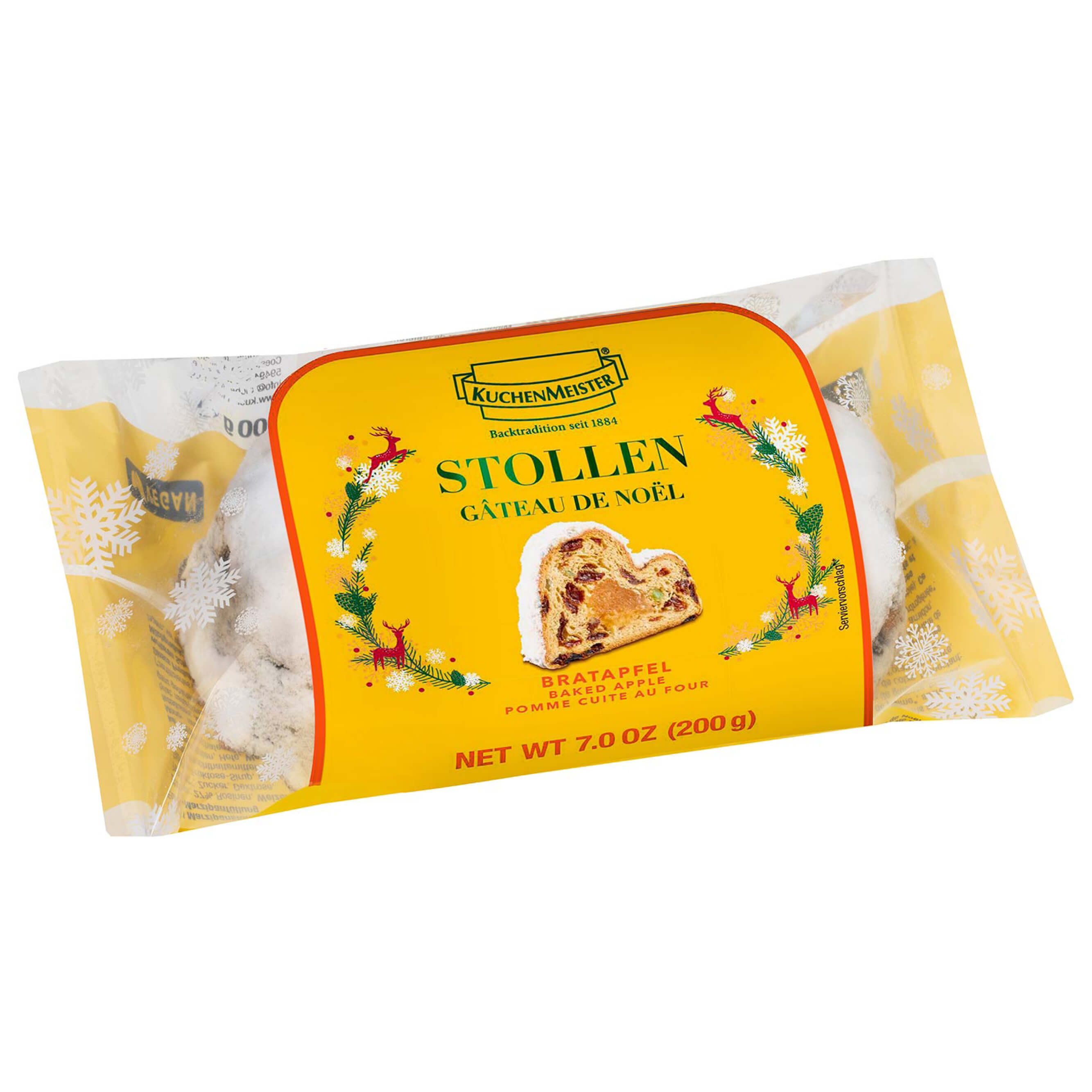 Kuchenmeister Bratapfelstollen 200g