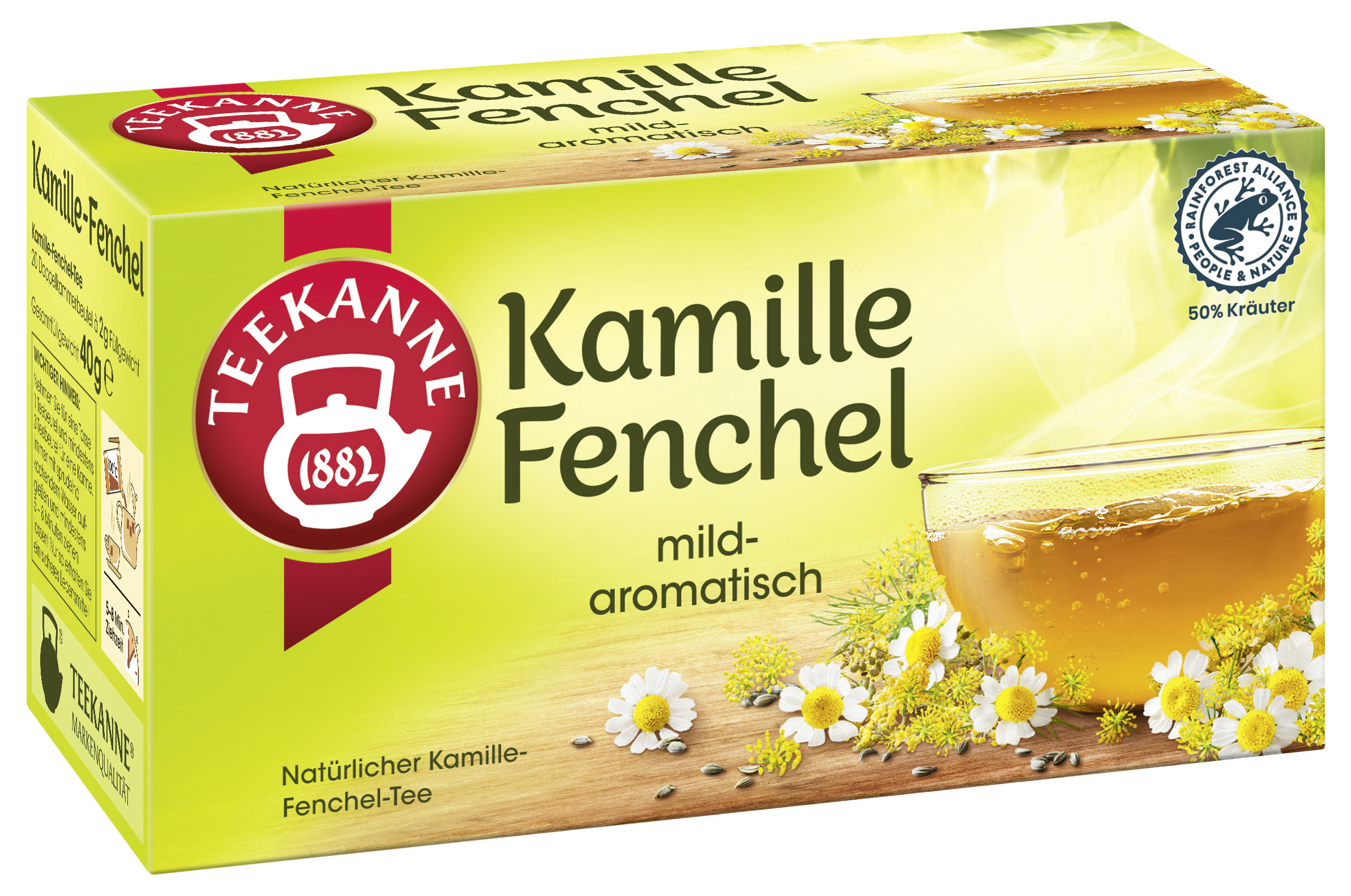 Teekanne Fix Kamille-Fenchel 20x2g Teekanne Fix Kamille-Fenchel 20x2g