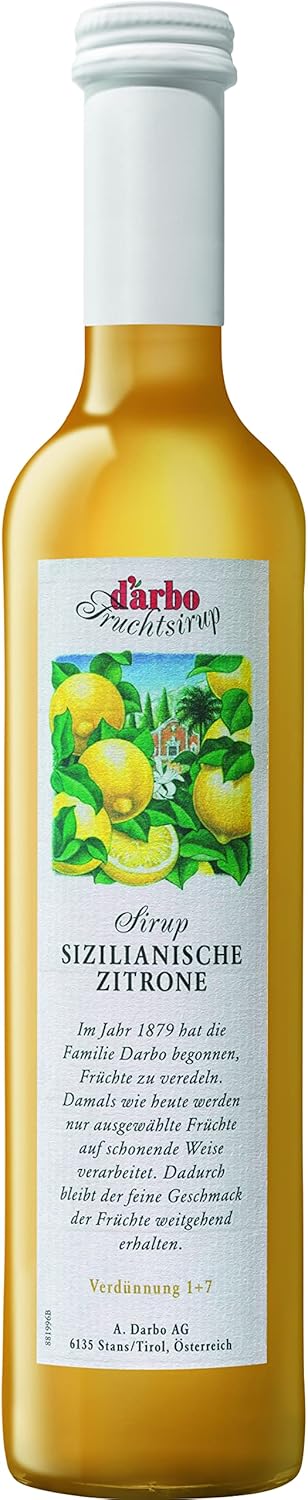 Darbo Sirup sizilianische Zitrone 0,5l