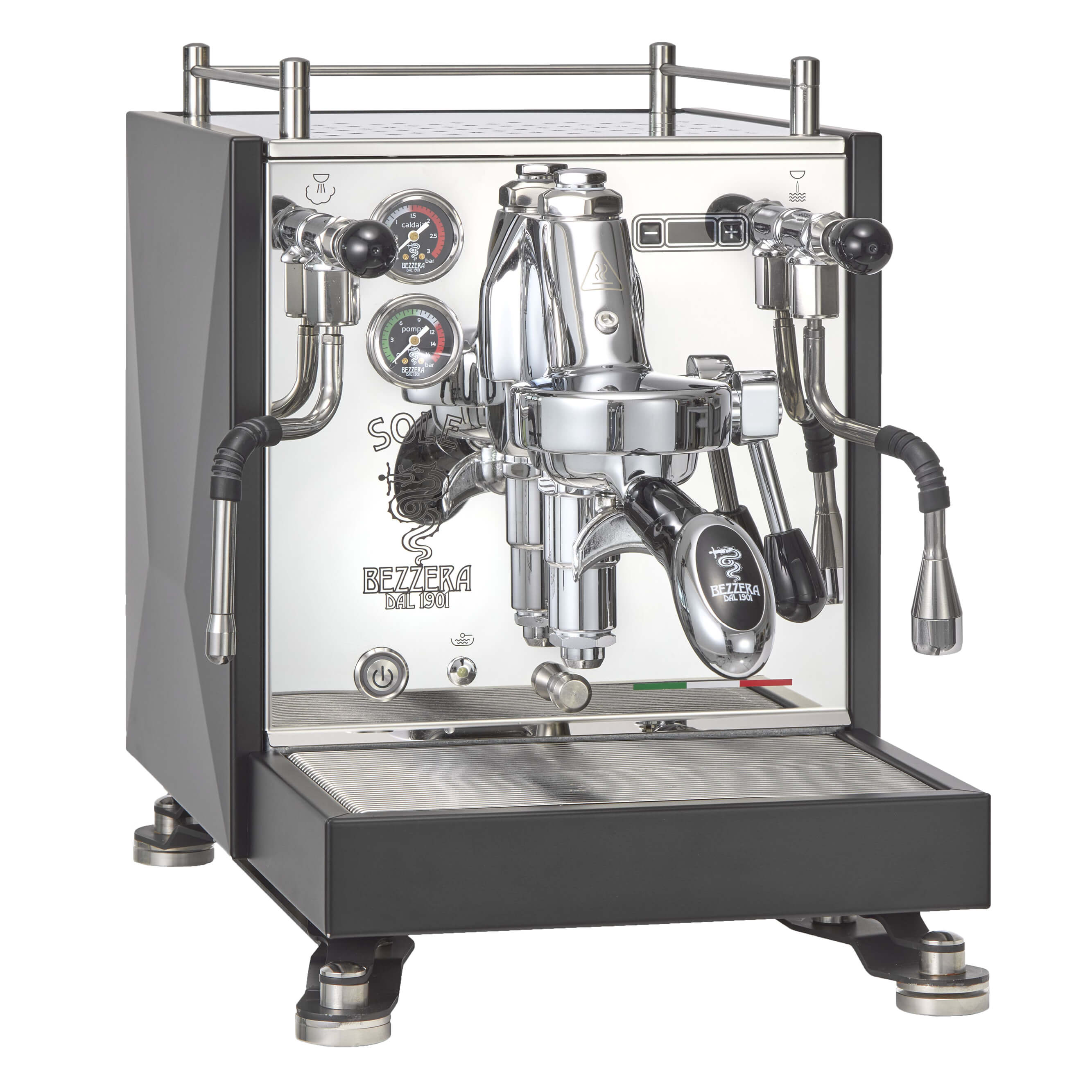Bezzera Sole TOP PID Espressomaschine matt schwarz