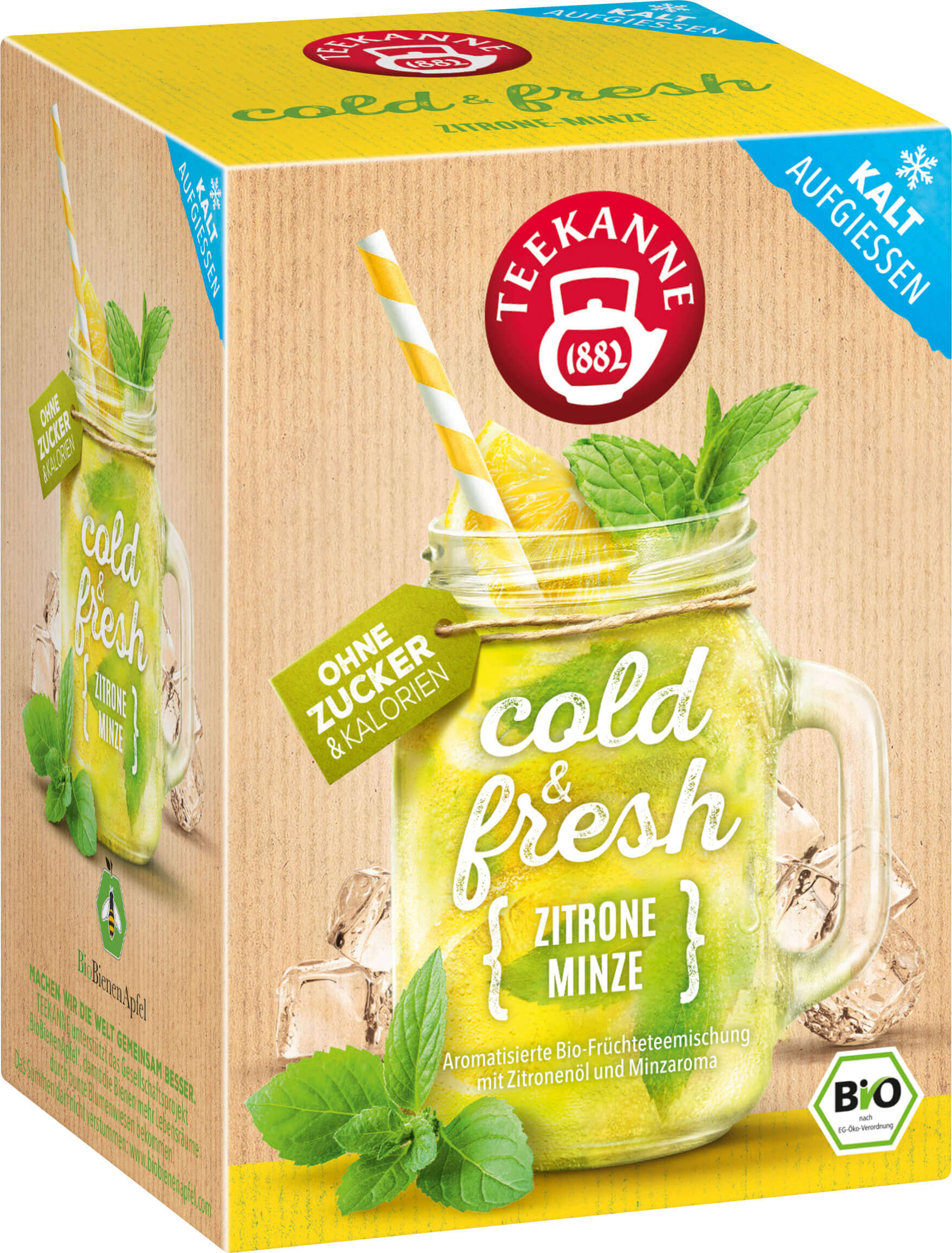 Teekanne BIO cold & fresh Zirone-Minze 15x2,75g Teekanne BIO cold & fresh Zirone-Minze 15x2,75g
