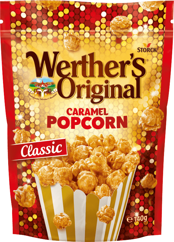 Werther's Original Caramel Popcorn Classic 140g Werther's Original Caramel Popcorn Classic 140g