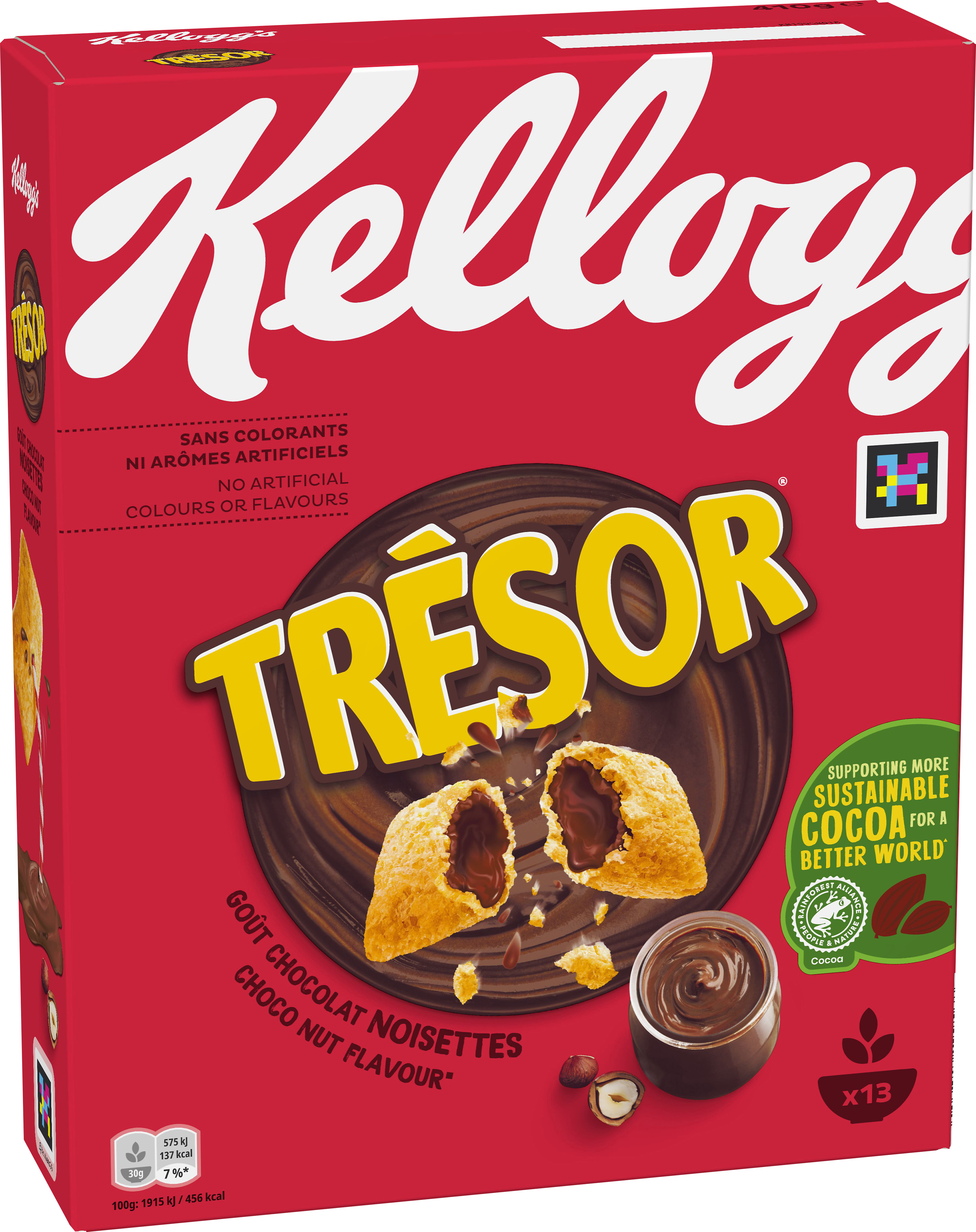 Kellogg's Tresor Choco Nut 410g Kellogg's Tresor Choco Nut 410g