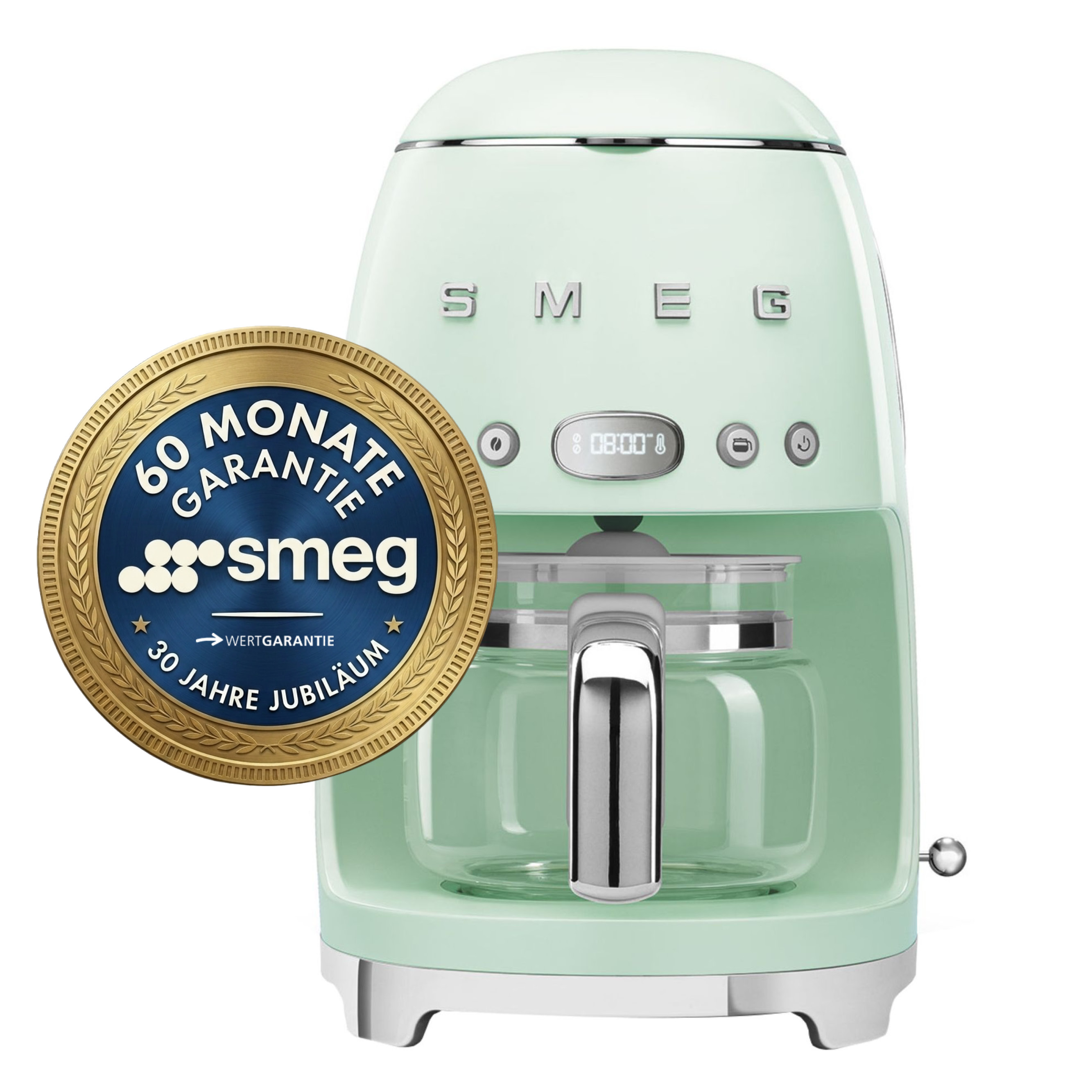 SMEG Filter-Kaffeemaschine pastellgrün DCF02PGEU