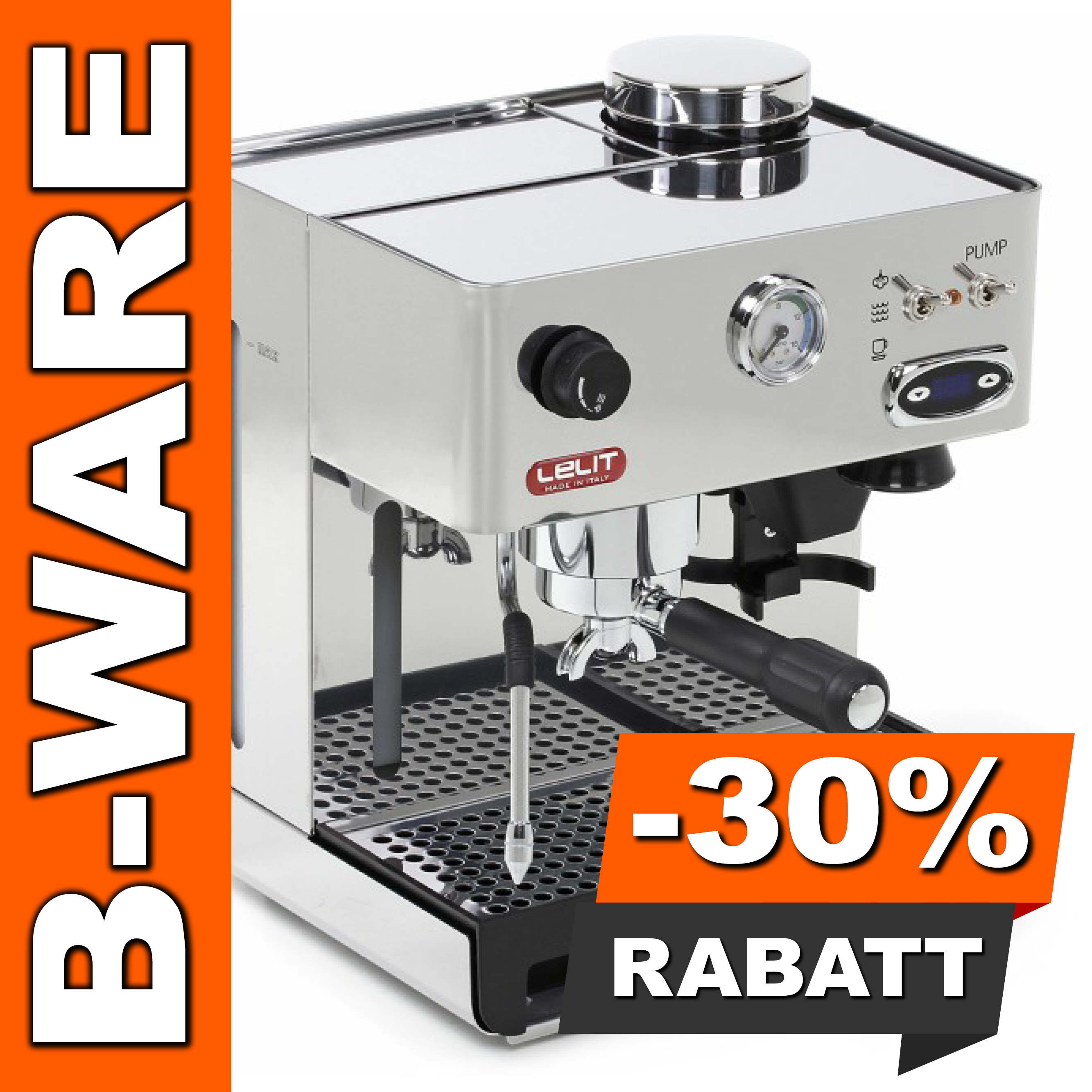B-Ware #5410 - Lelit ANITA PL042TEMD Edelstahl m.Mühle