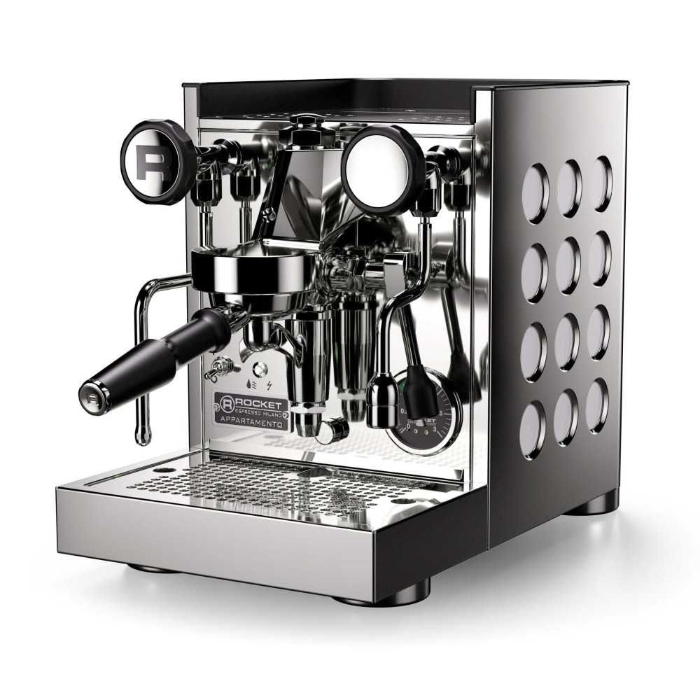 Rocket Appartamento TCA Espressomaschine Chrom weiß Rocket Appartamento TCA Espressomaschine Chrom weiß