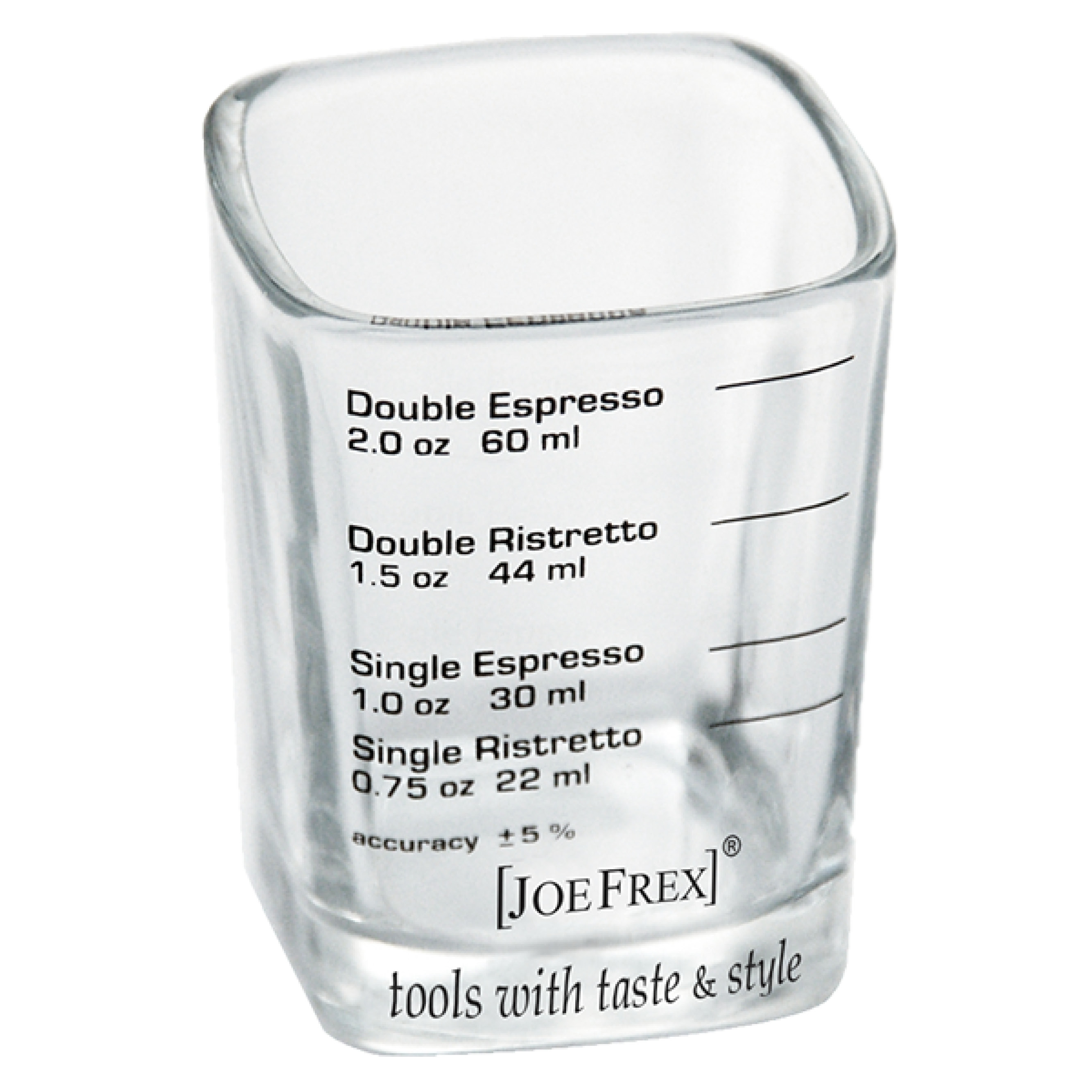 Joefrex Espresso-Glas mit Skala