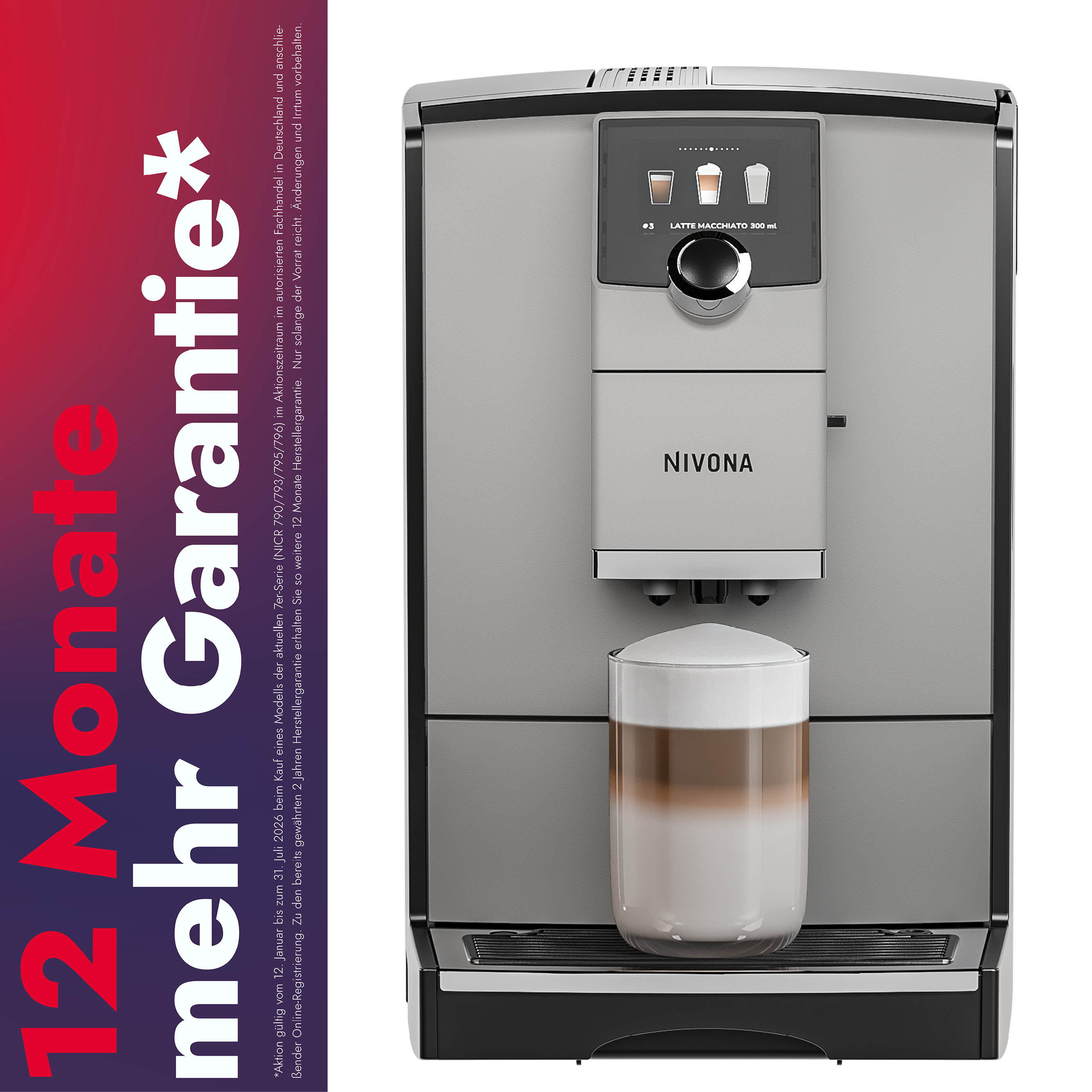 Nivona Kaffeevollautomat NICR 793 + GRATIS Zusatz-Garantie