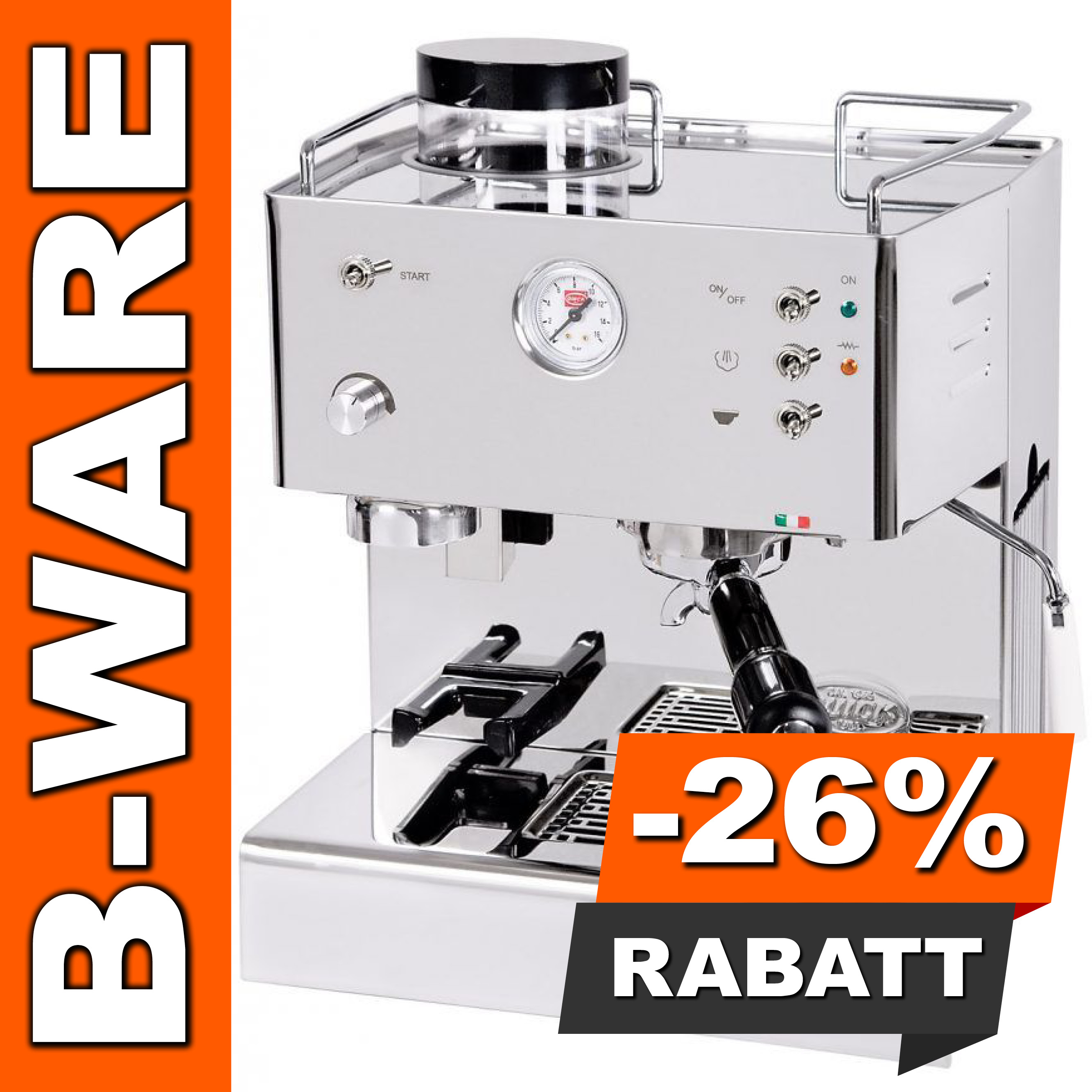 B-Ware #3115 - Quick Mill Pegaso 3035 mit Mühle