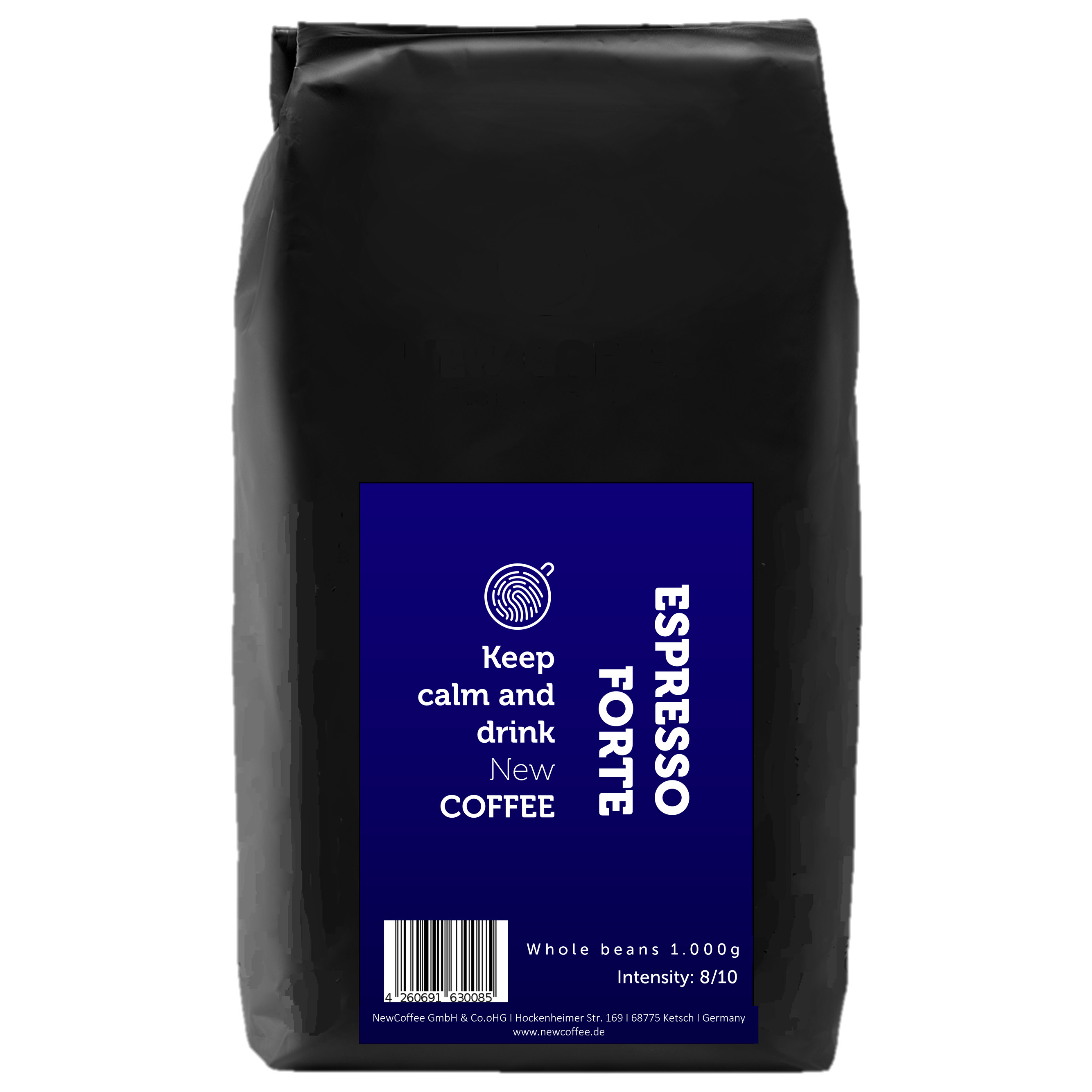 New Coffee Espresso Forte ganze Bohnen 1kg 