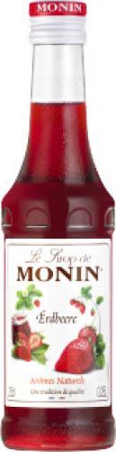 Monin_Sirup_Erdbeere_250ml_Flasche_4008077744076_11 Monin Sirup Erdbeere 0,25l