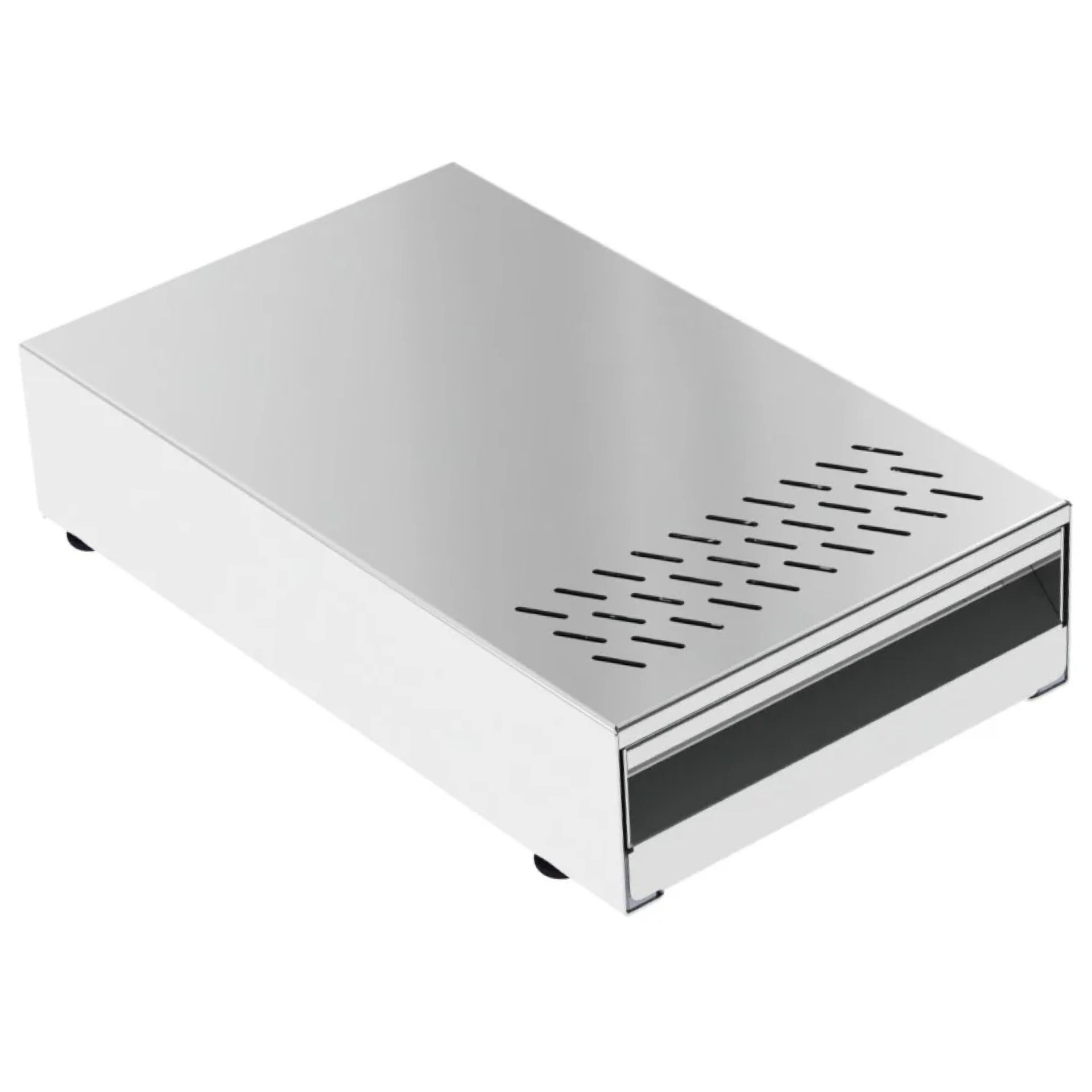 ECM Kaffee Sudschublade Edelstahl - Slim Design 140x90x240mm
